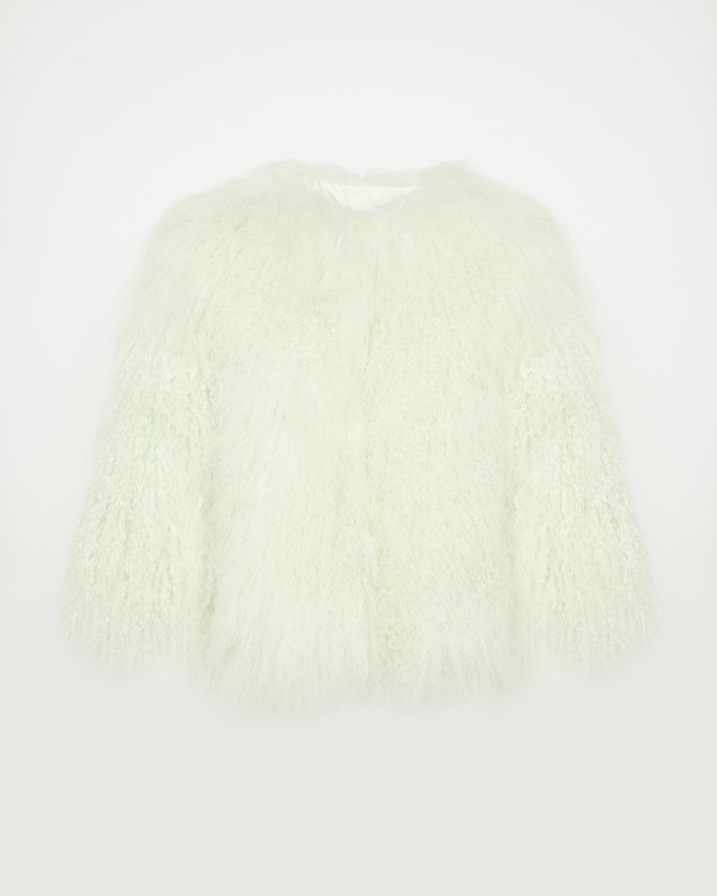 Short jacket in Mongolian lamb