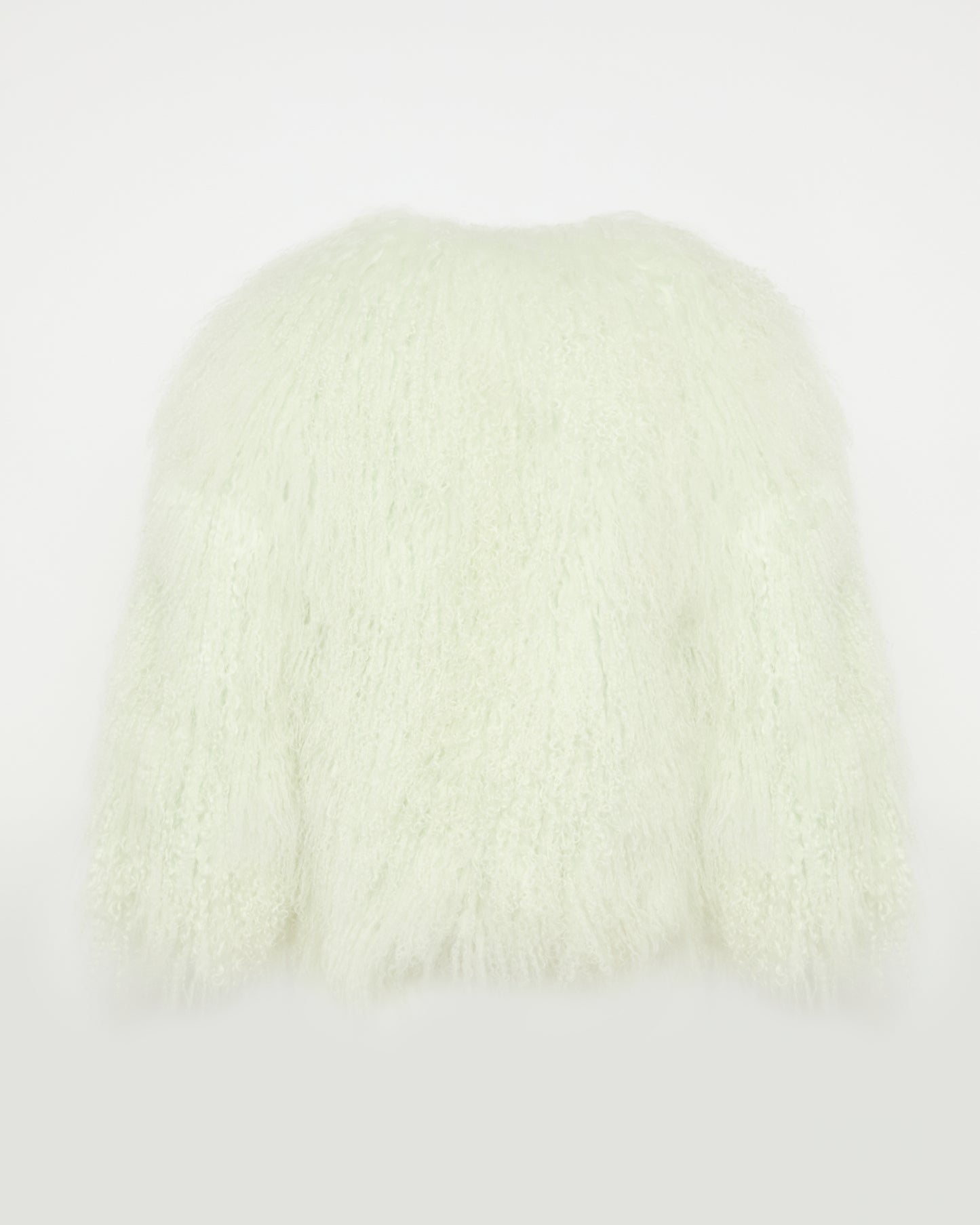 Short jacket in Mongolian lamb