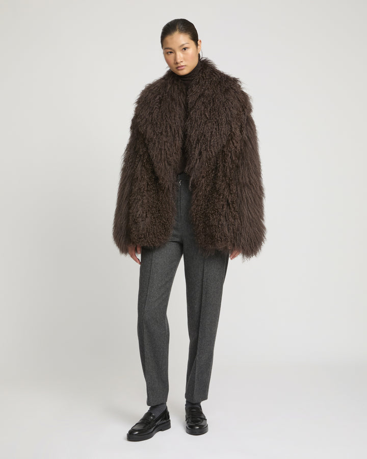 Oversized Long-Haired Lamb Jacket
