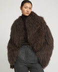 Oversized Long-Haired Lamb Jacket