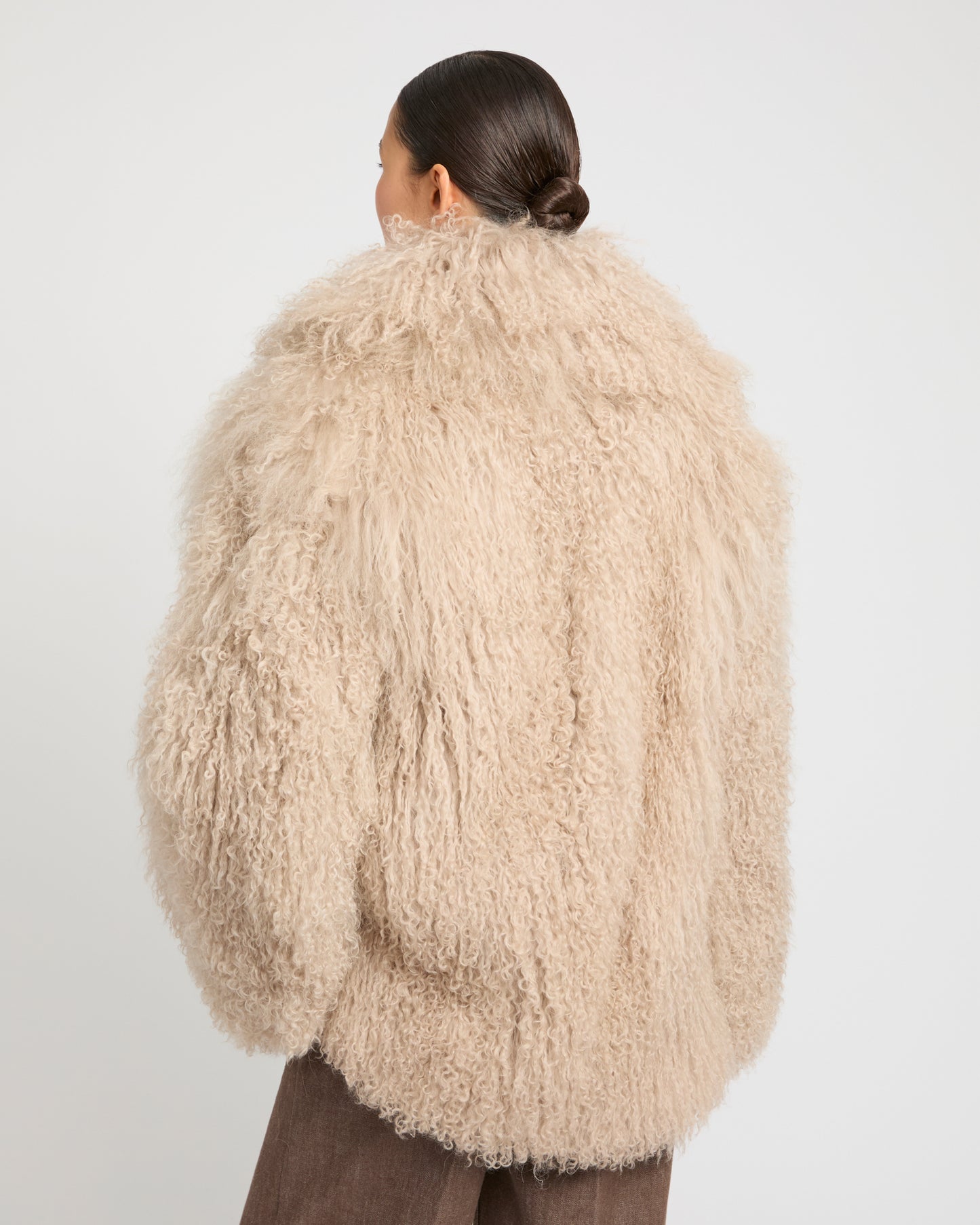 Oversized Long-Haired Lamb Jacket