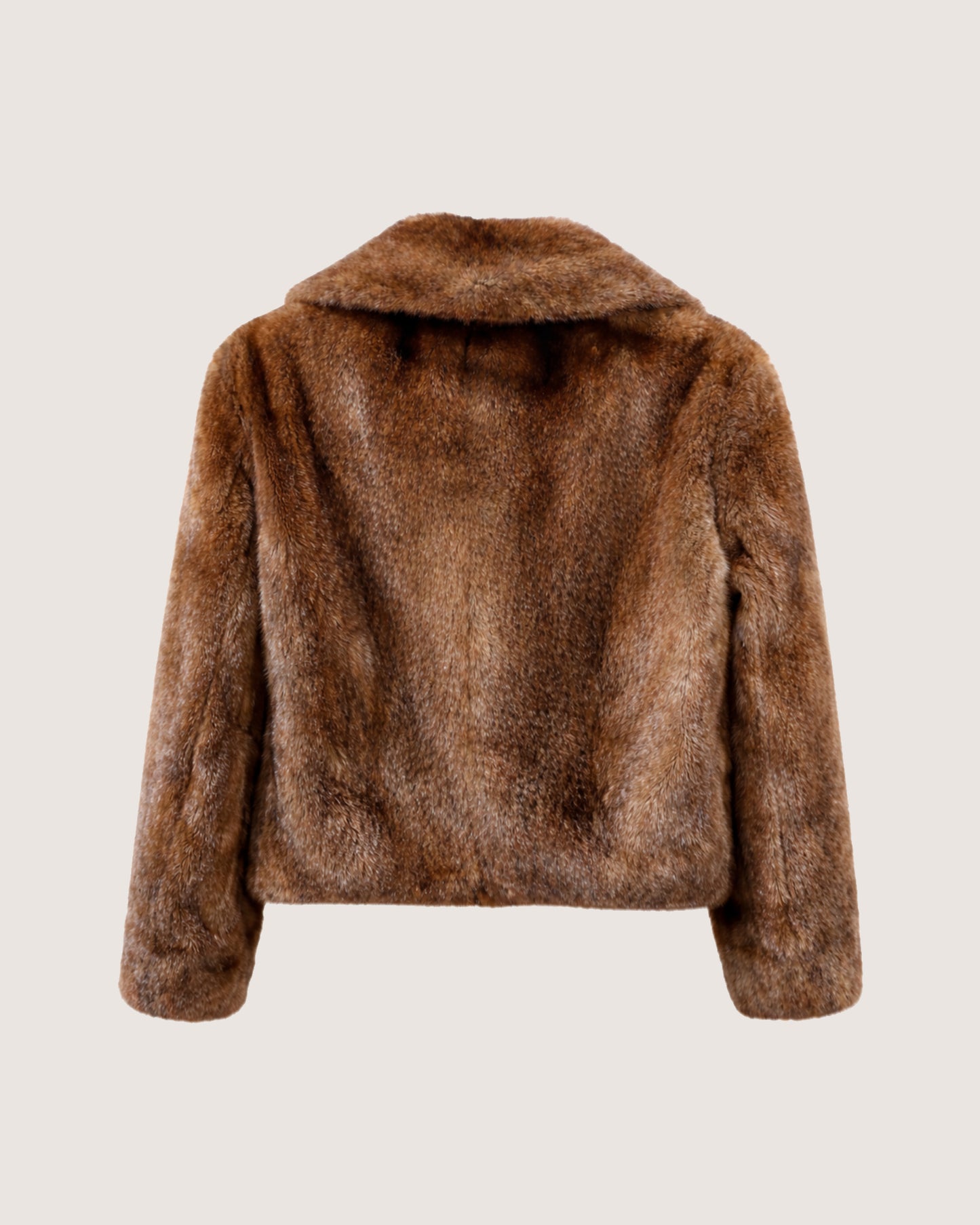 Veste caban en fourrure de vison long poil -Yves salomon - Nouvelle collection Printemps Été