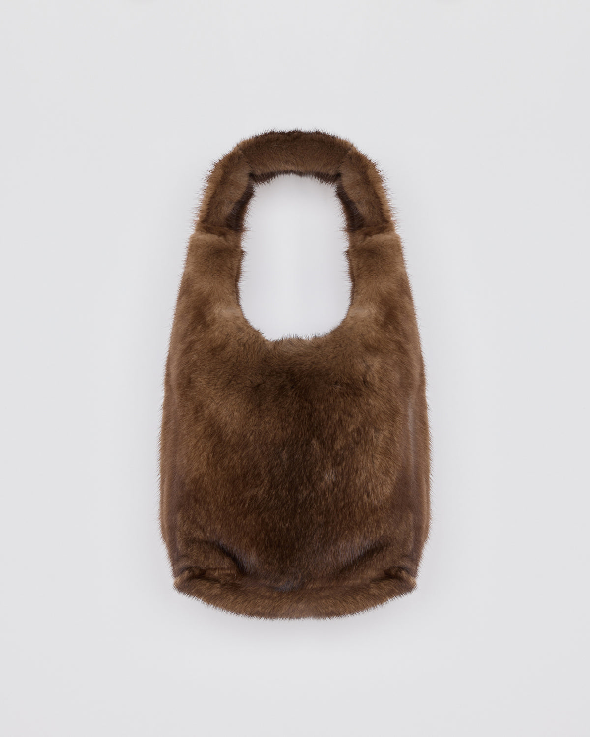 Sac en fourrure de vison avec cuir d'agneau - Yves Salomon - Nouvelle collection Automne Hiver