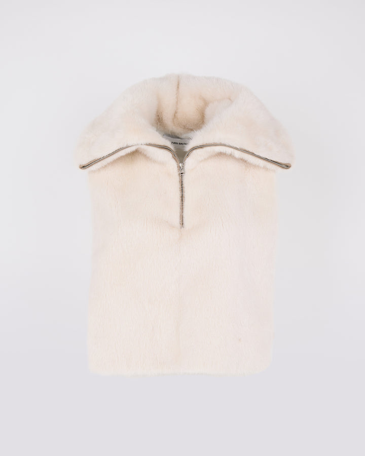 Plastron en fourrure de vison - Yves Salomon - Nouvelle collection Automne Hiver