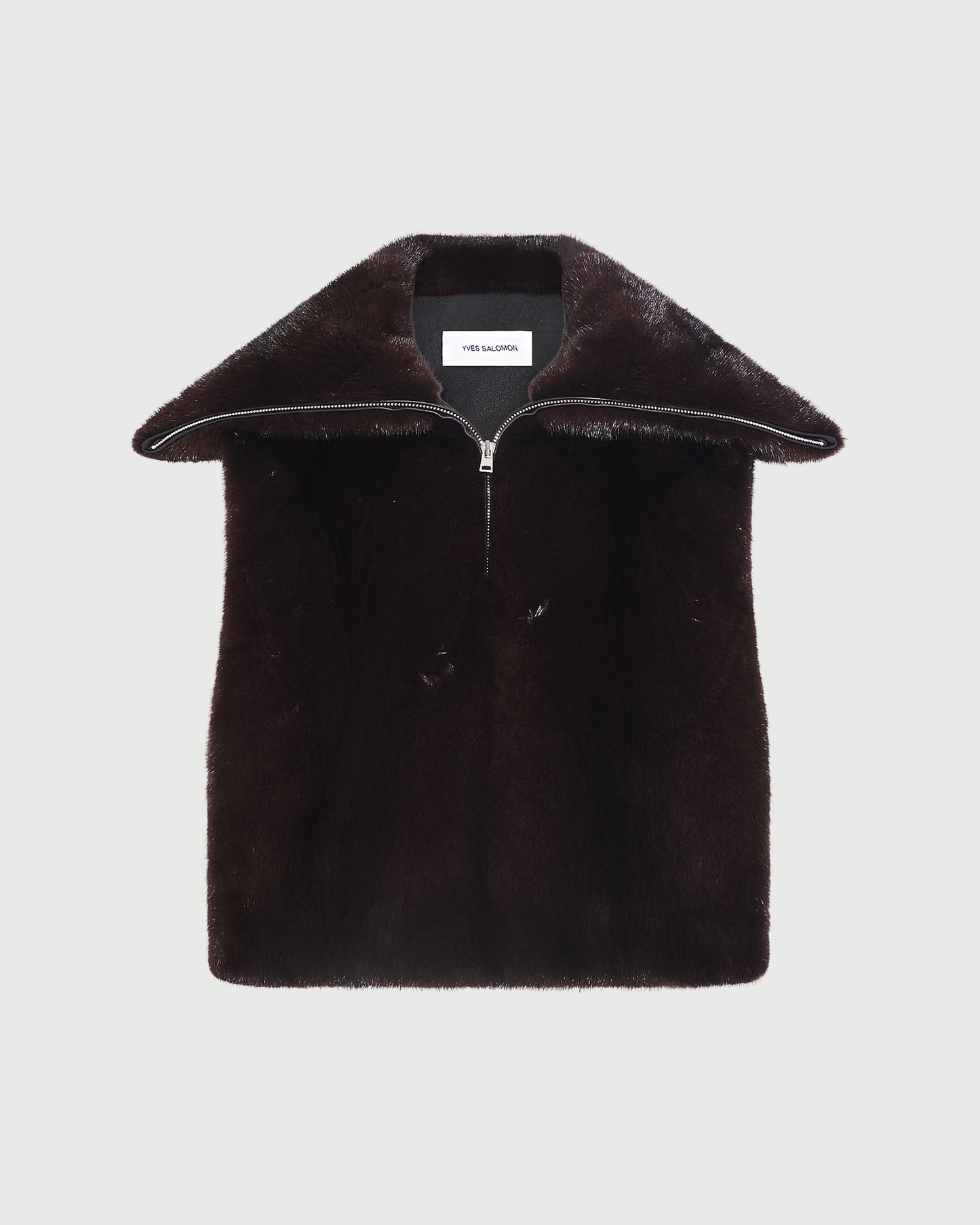 Plastron en fourrure de vison- Yves Salomon - Nouvelle collection Automne Hiver