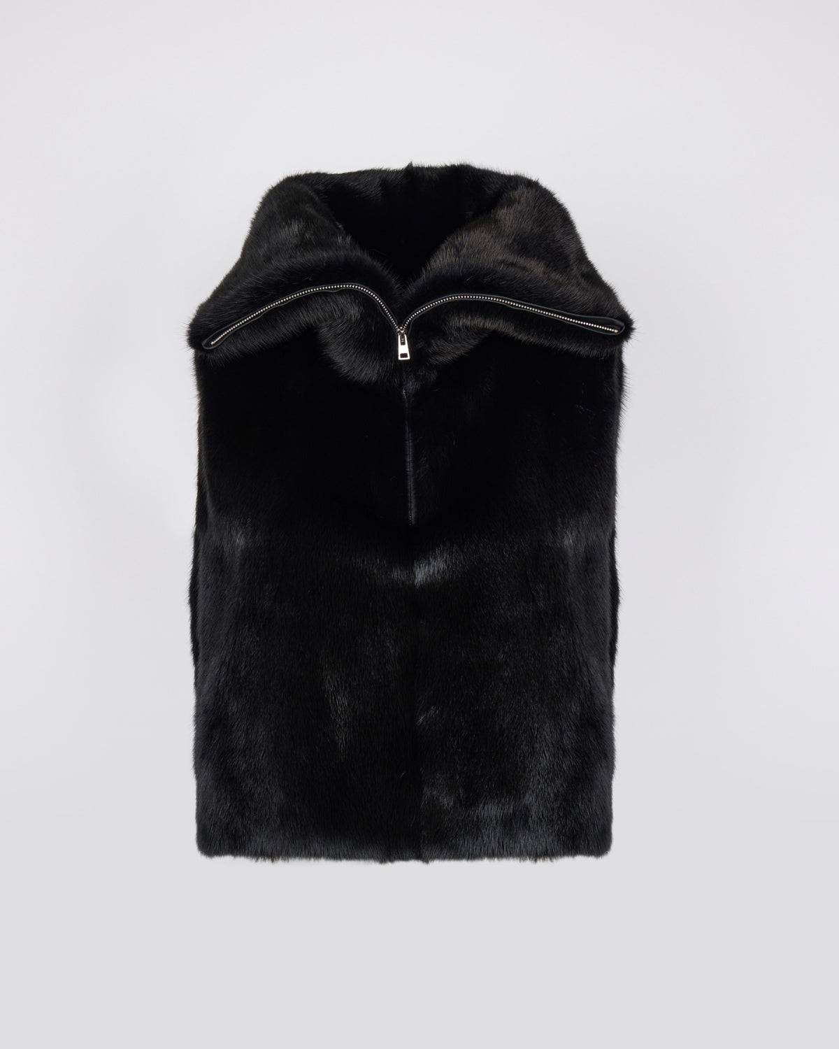 Plastron en fourrure de vison - Yves Salomon - Nouvelle collection Automne Hiver