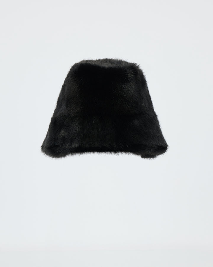 Bob en fourrure de vison - noir - Nouvelle collection Automne Hiver