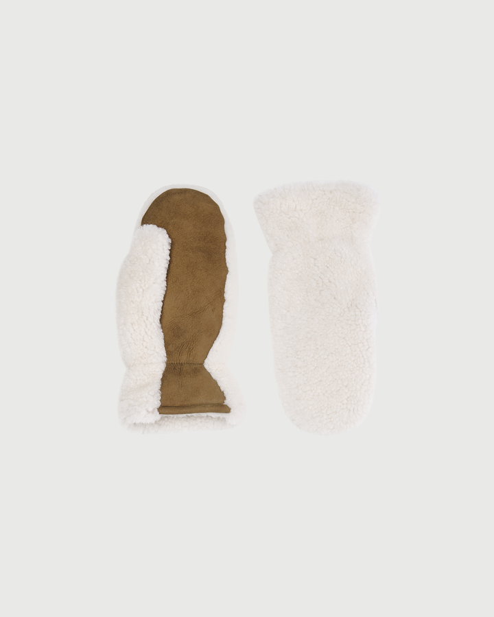 Moufles en agneau Mérinos bouclé- Yves Salomon - Nouvelle collection Automne Hiver