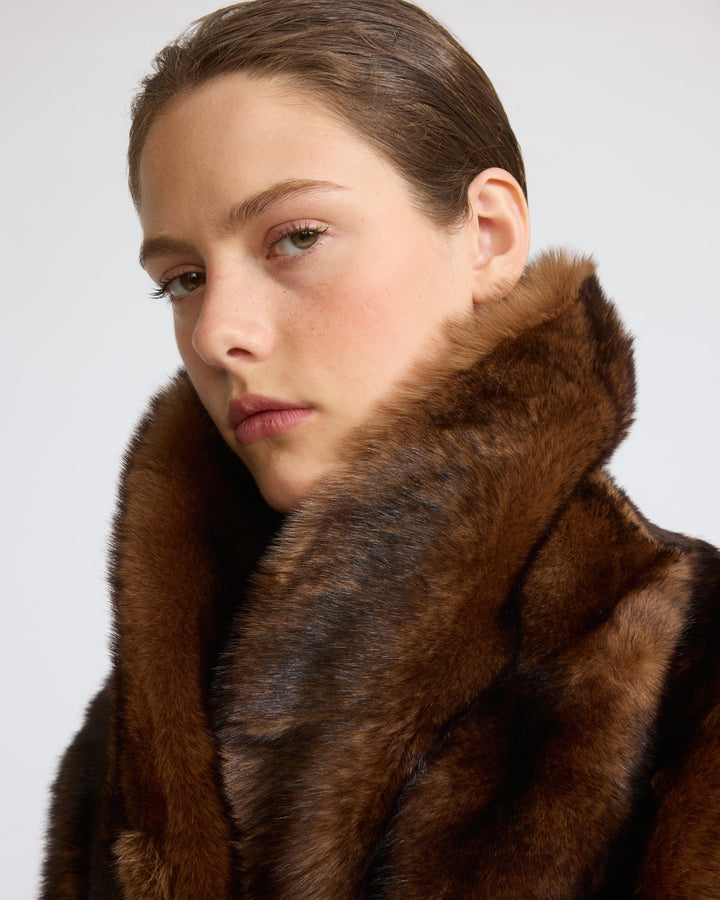Gilet sans manches en agneau Toscane - Yves Salomon - Nouvelle collection Automne Hiver