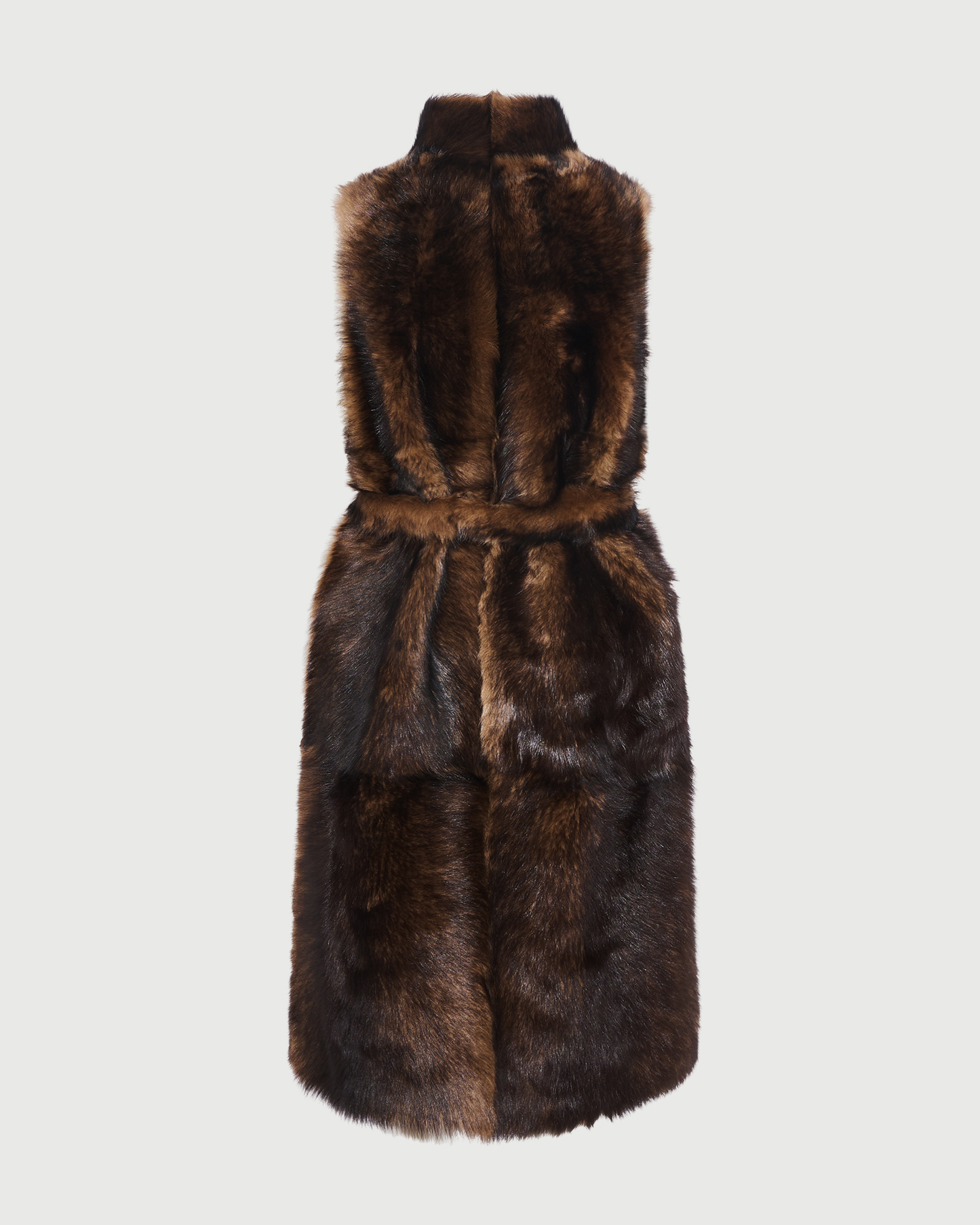 Gilet long sans manches en agneau Toscane- Yves Salomon - Nouvelle collection Automne Hiver