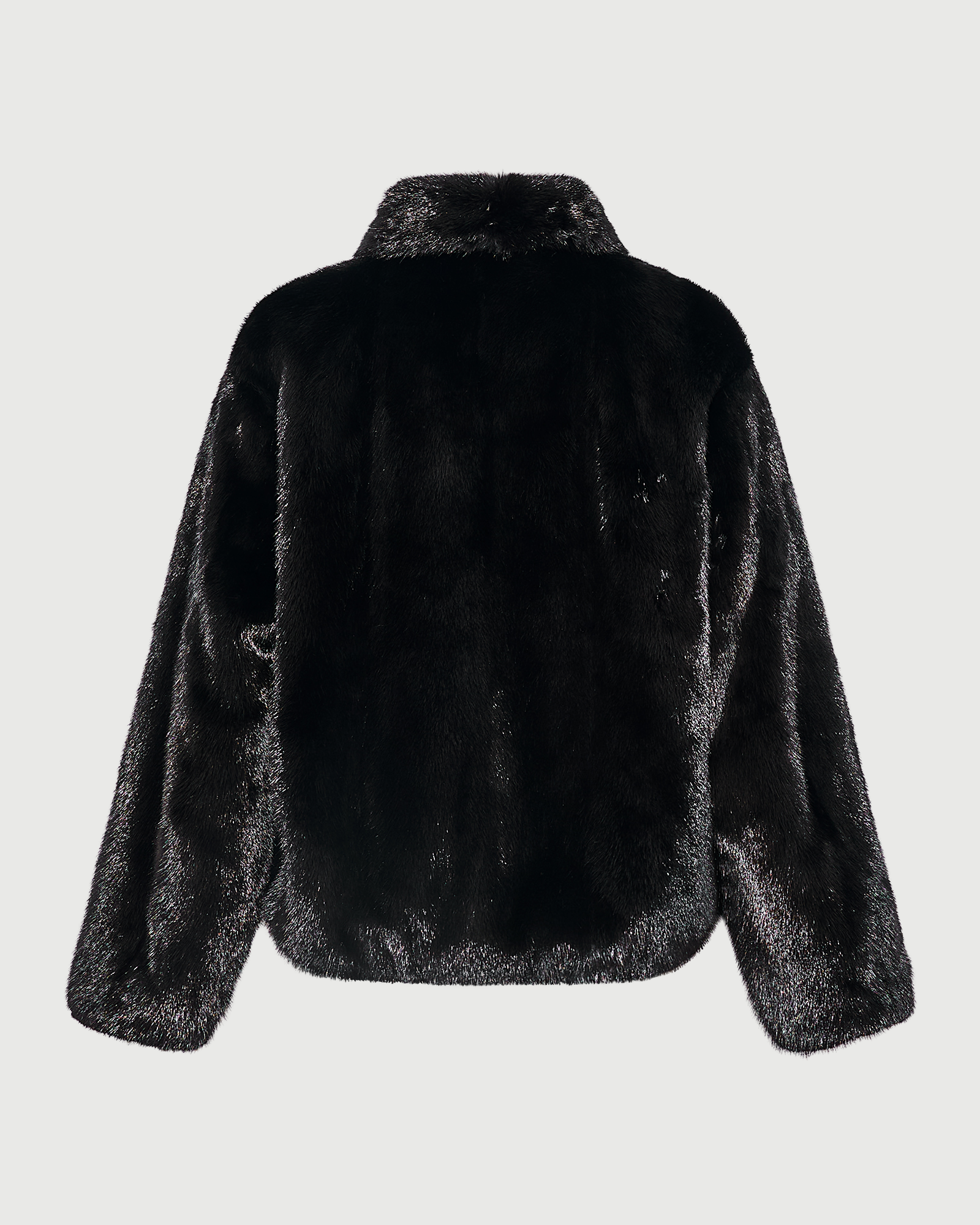 Veste bomber en tissu technique déperlant réversible avec fourrure de vison- Yves Salomon - Nouvelle collection Automne Hiver