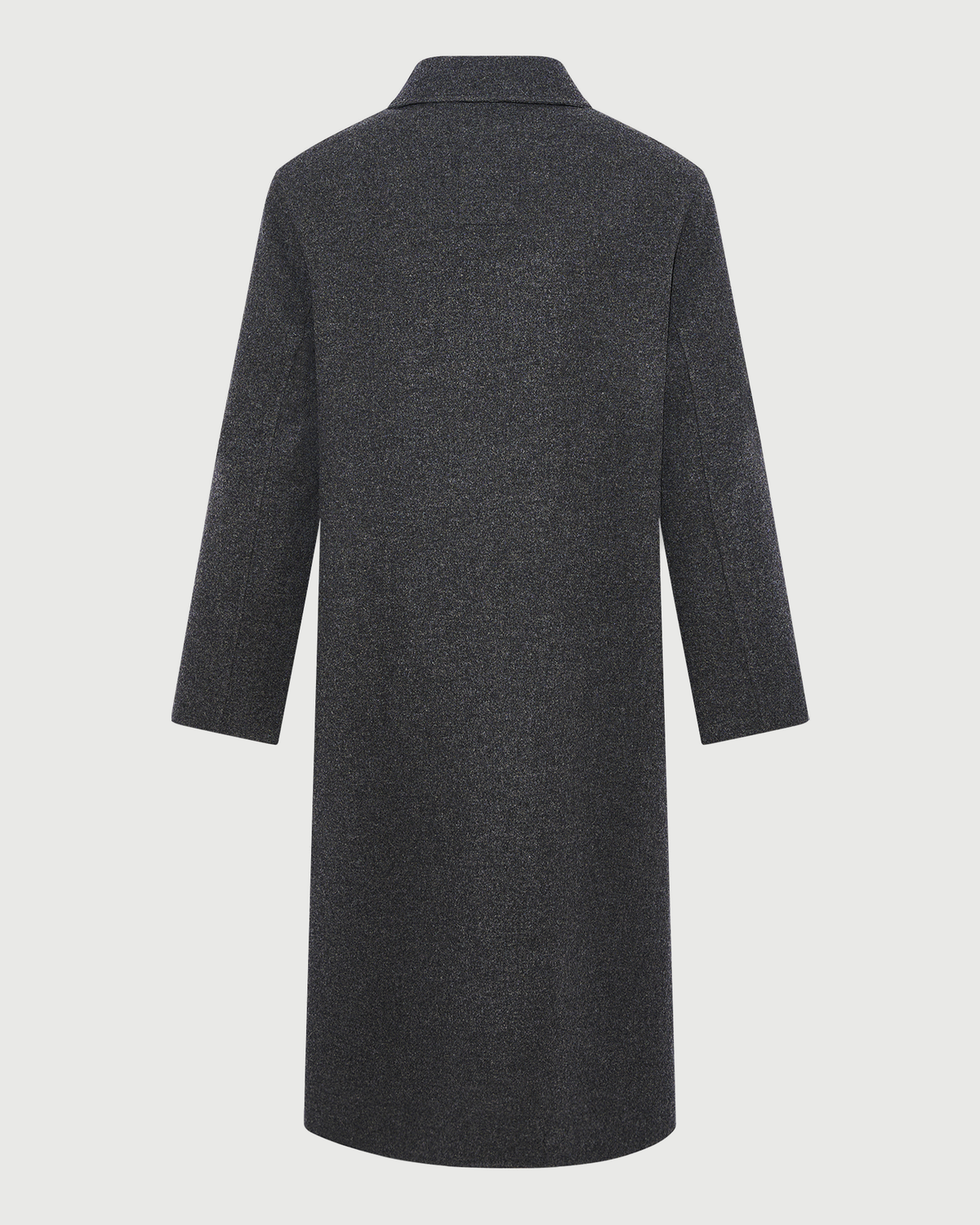 Manteau en lainage double face avec intérieur à carreaux- Yves Salomon - Nouvelle collection Automne Hiver