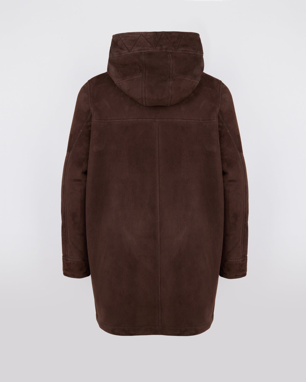 Parka en peau lainée suède d'agneau à laine bouclée - Yves Salomon - Nouvelle collection Automne Hiver