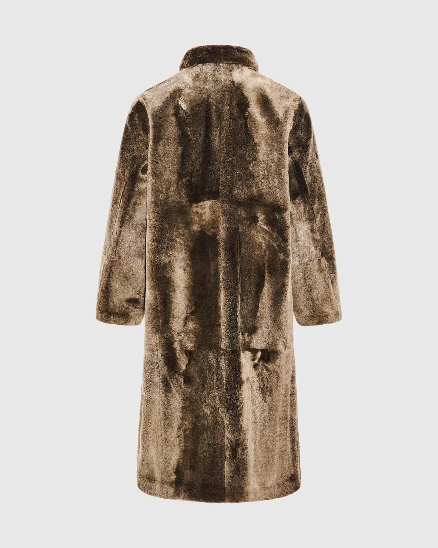 Manteau en peau lainée d'agneau Lacon- Yves Salomon - Nouvelle collection Automne Hiver