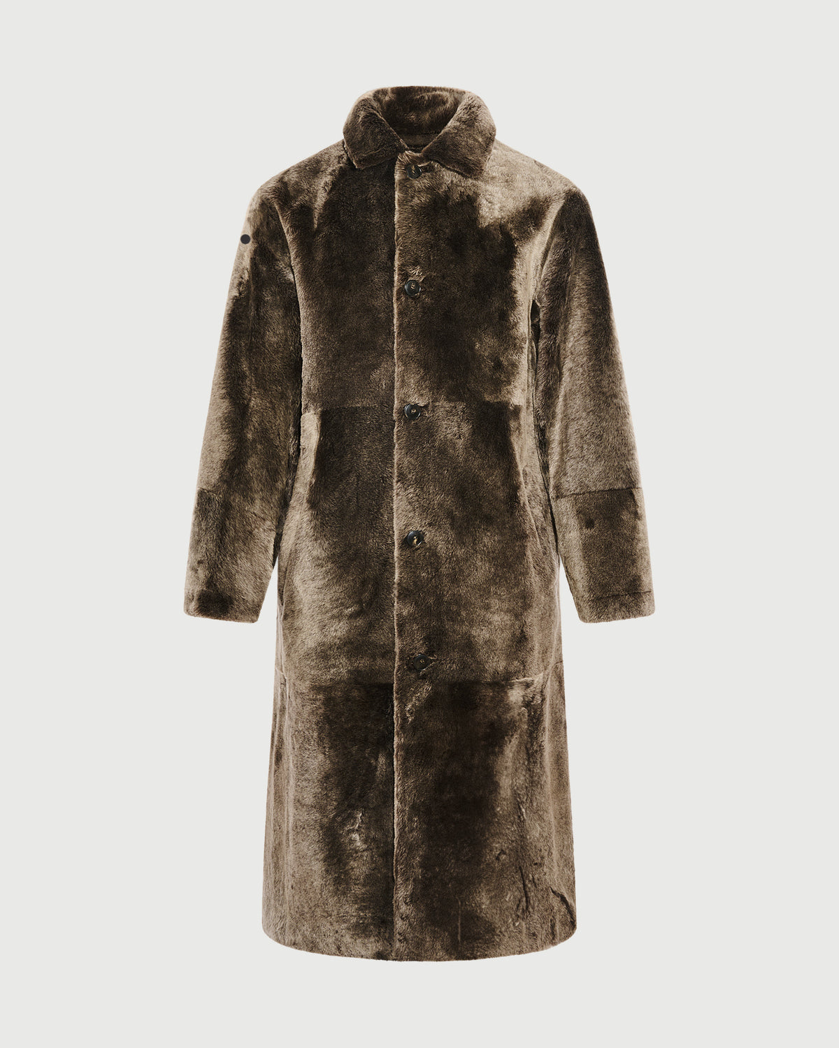 Manteau en peau lainée d'agneau Lacon - Yves Salomon - Nouvelle collection Automne Hiver