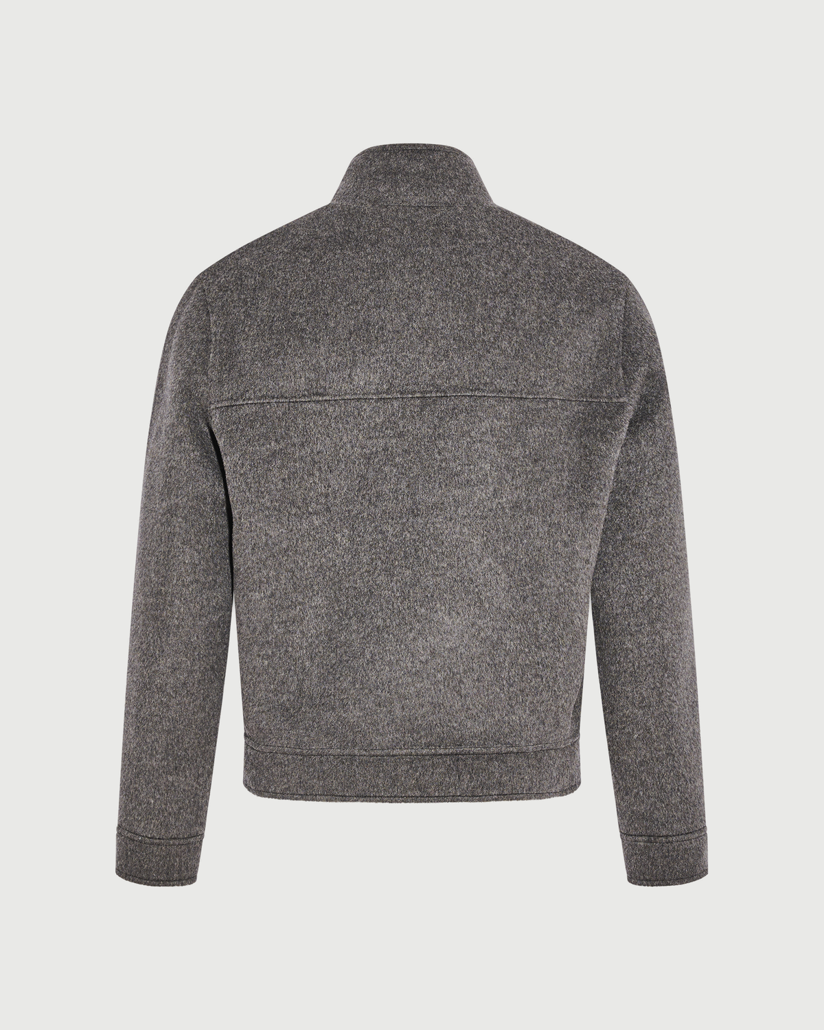 Veste en cachemire double face avec col en fourrure de vison éjarré- Yves Salomon - Nouvelle collection Automne Hiver