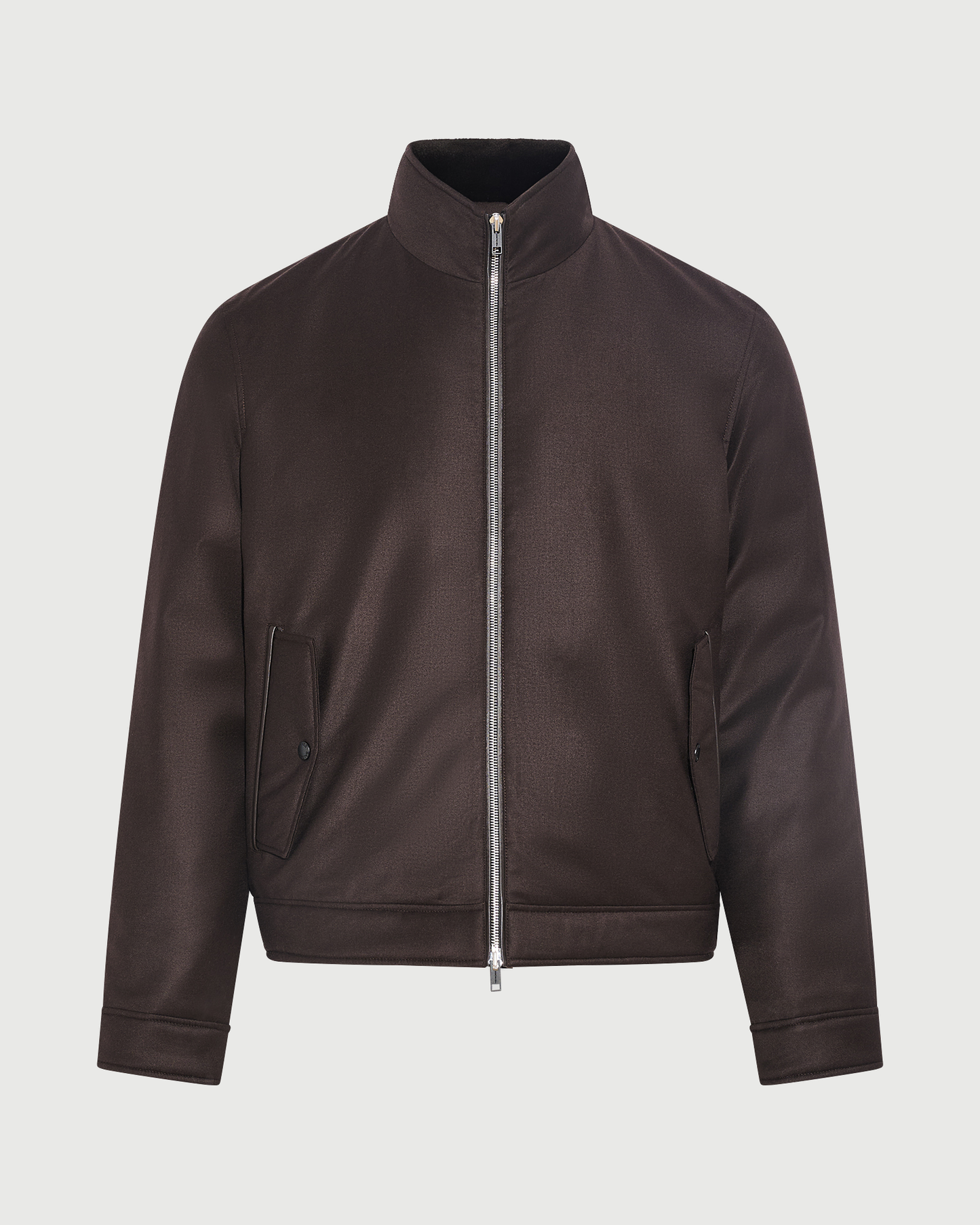 Doudoune en tissu Loro Piana waterproof avec col en fourrure de vison éjarré- Yves Salomon - Nouvelle collection Automne Hiver