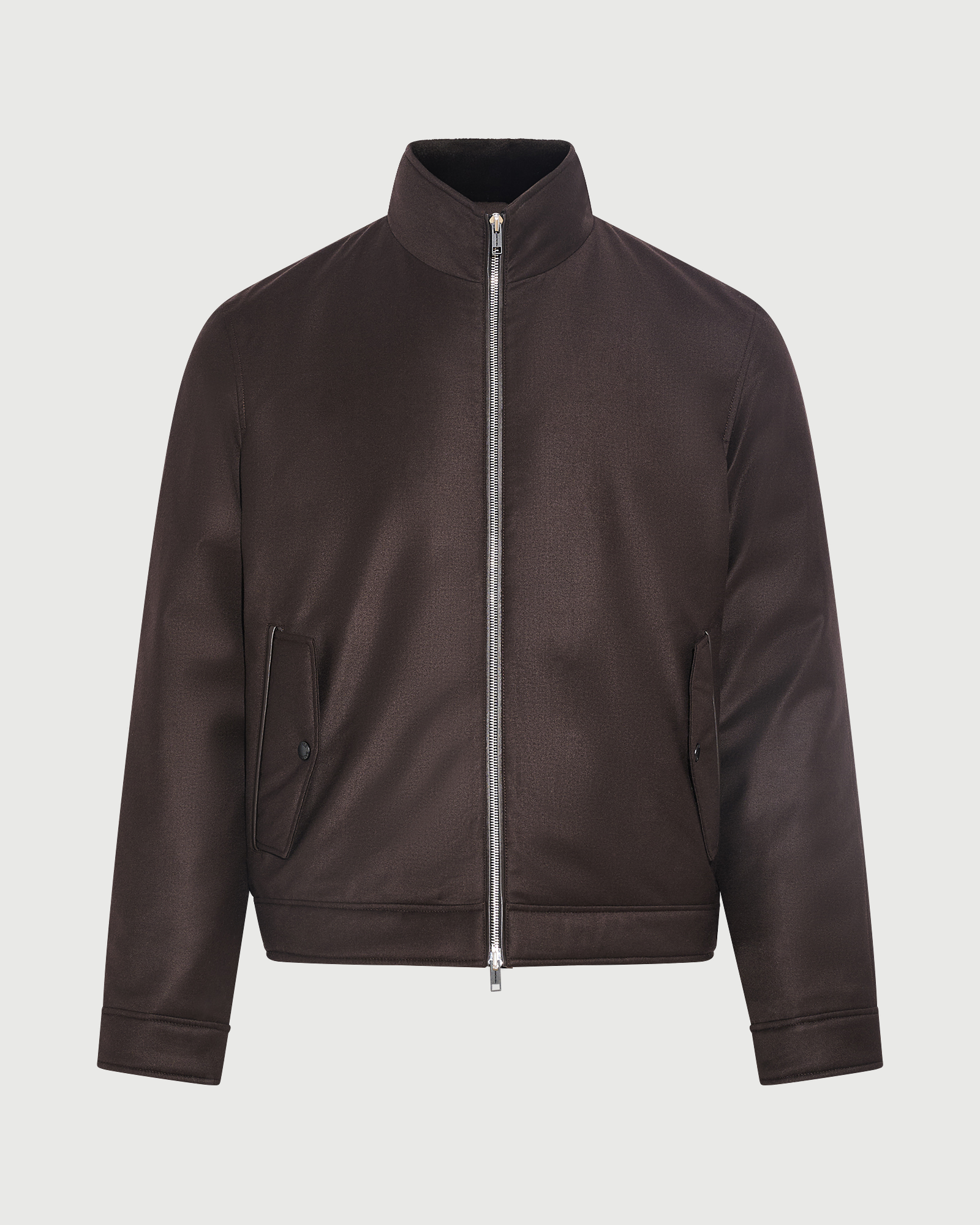 Doudoune en tissu Loro Piana waterproof avec col en fourrure de vison éjarré- Yves Salomon - Nouvelle collection Automne Hiver