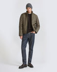 Down jacket waterproof fabric with plucked mink fur trim