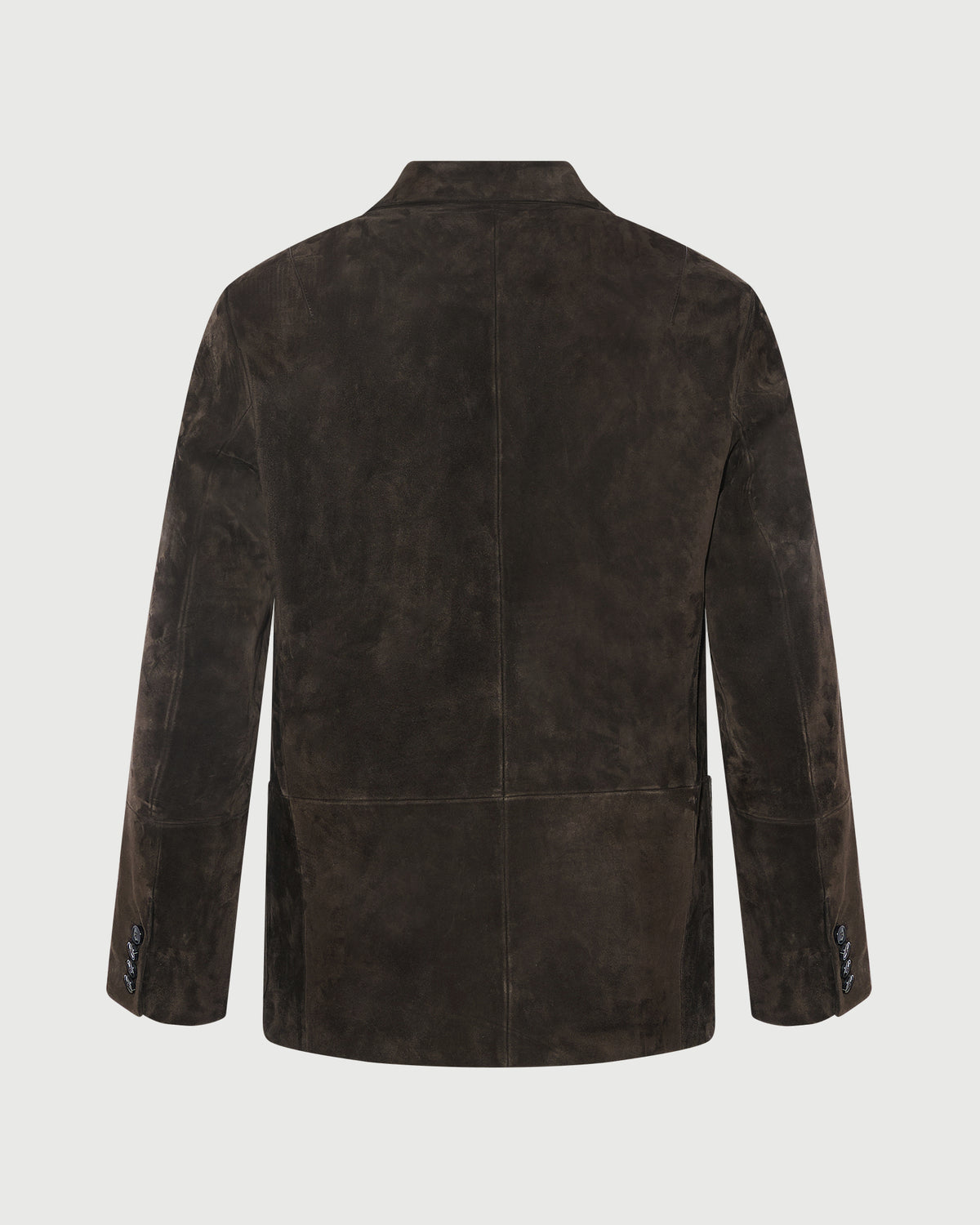 Blazer en cuir de veau suède - Yves Salomon - Nouvelle collection Automne Hiver