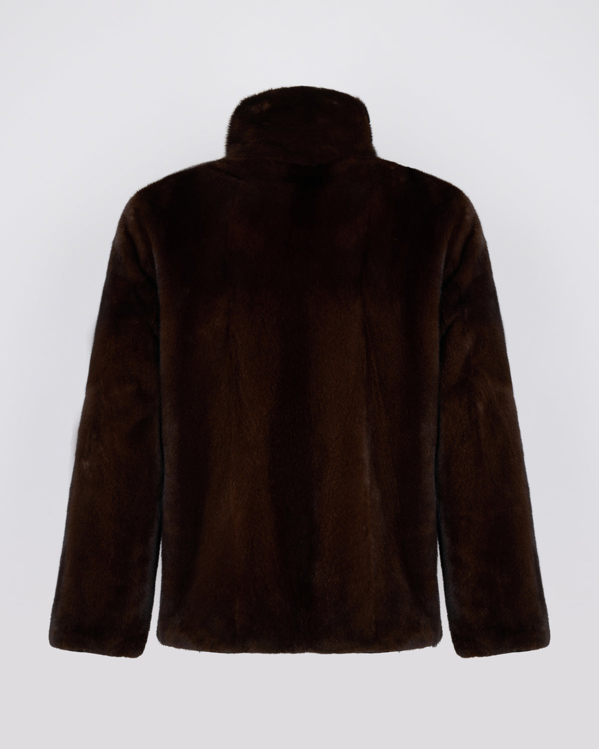 Veste en fourrure de vison long poil réversible tissu technique - Yves Salomon - Nouvelle collection Automne Hiver