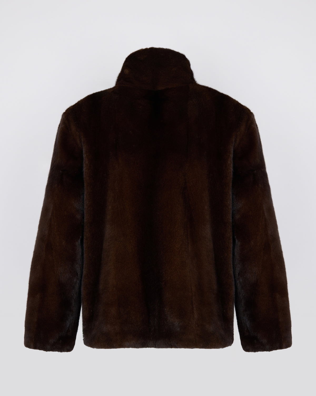 Veste en fourrure de vison long poil réversible tissu technique - Yves Salomon - Nouvelle collection Automne Hiver