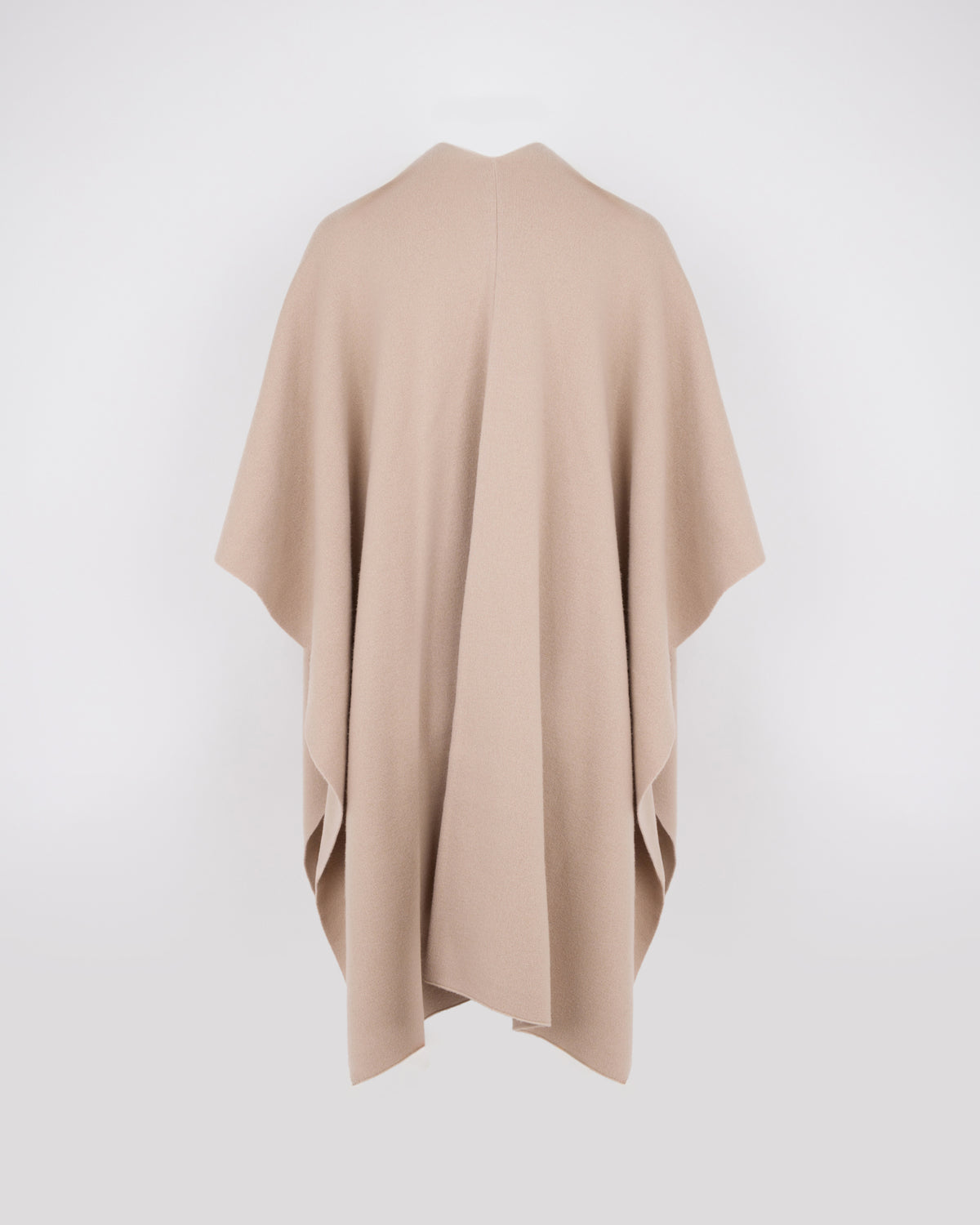 Poncho en maille Mérinos et fourrure de vison - Yves Salomon - Nouvelle collection Automne Hiver