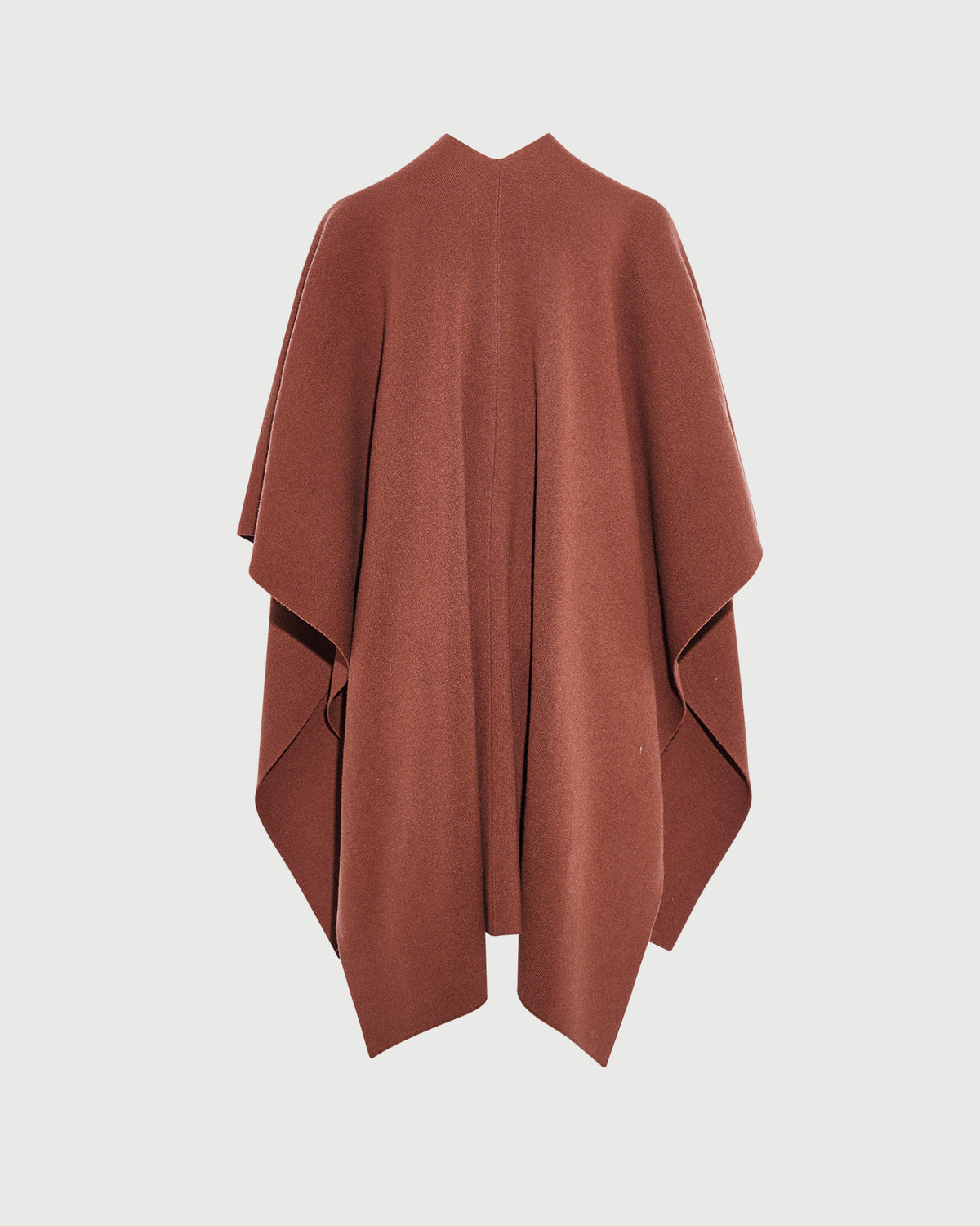 Poncho en maille Mérinos et fourrure de vison - Yves Salomon - Nouvelle collection Automne Hiver