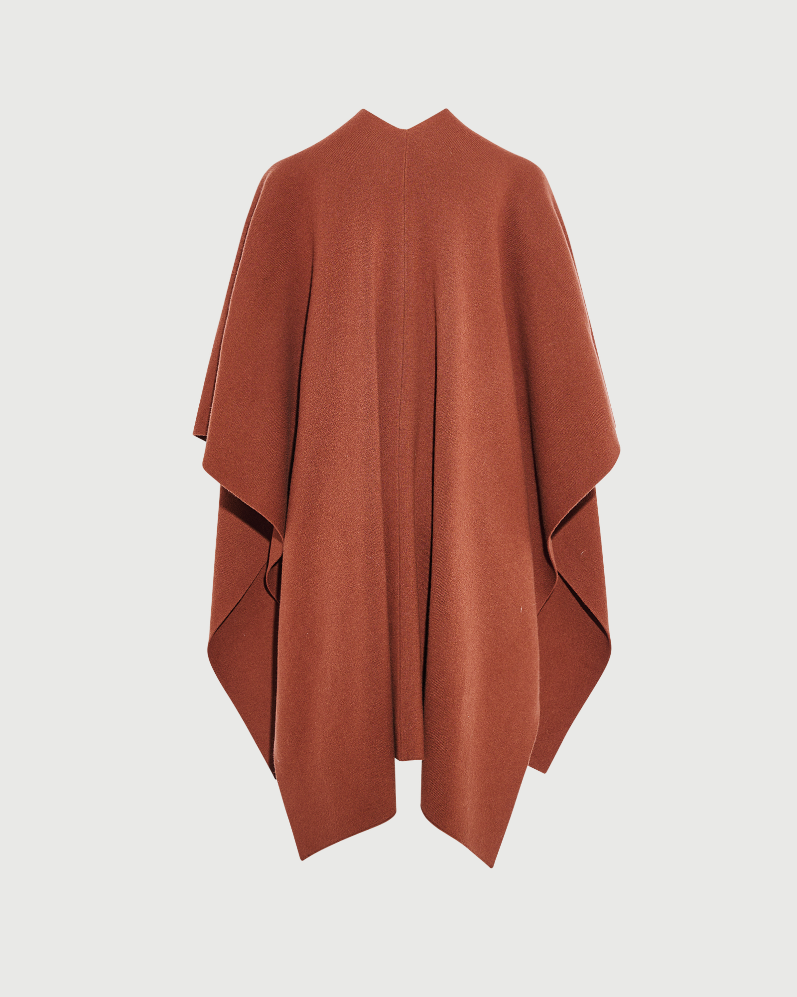 Poncho en maille Mérinos et fourrure de vison- Yves Salomon - Nouvelle collection Automne Hiver