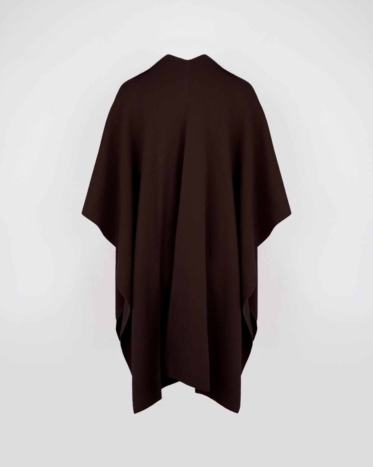 Poncho en maille Mérinos et fourrure de vison - Yves Salomon - Nouvelle collection Automne Hiver
