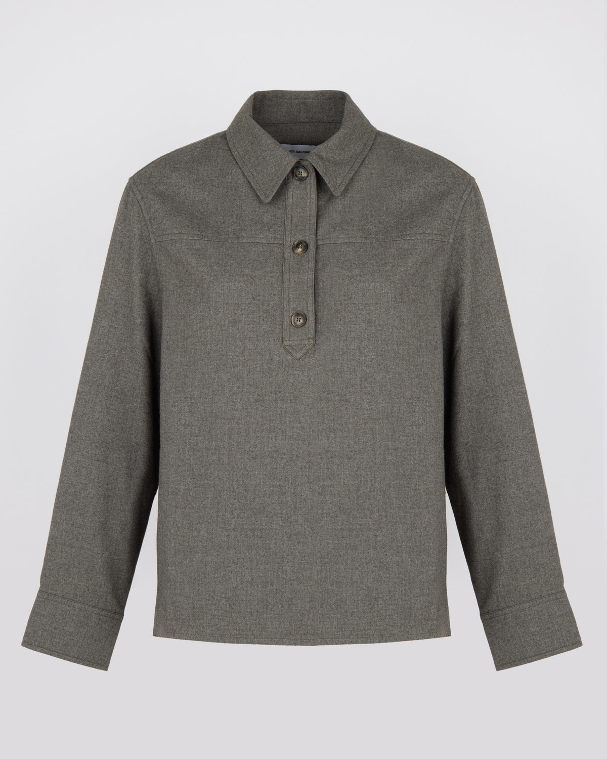 Blouse en lainage cachemire et coton - Yves Salomon - Nouvelle collection Automne Hiver