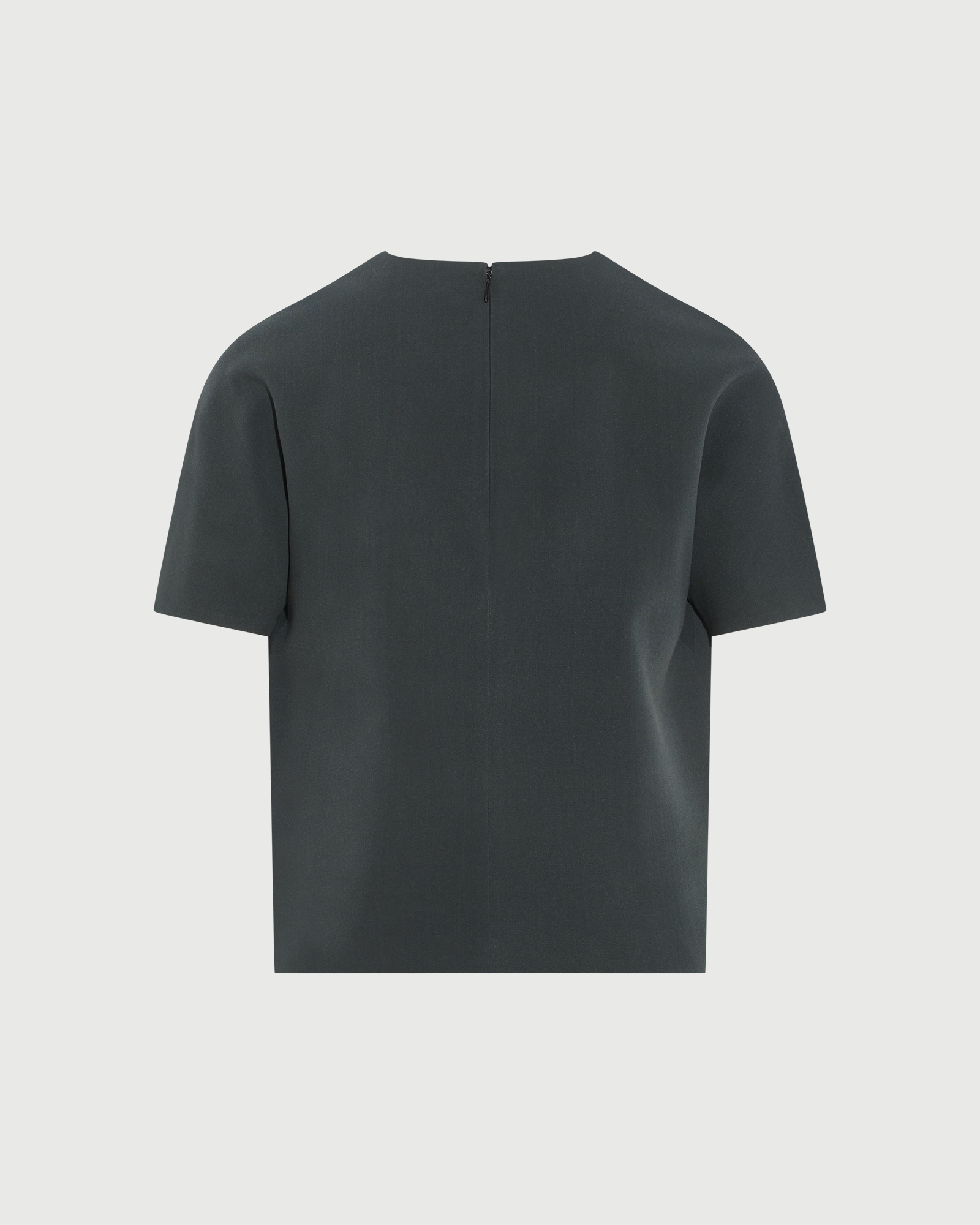 Top en crêpe de soie- Yves Salomon - Nouvelle collection Automne Hiver
