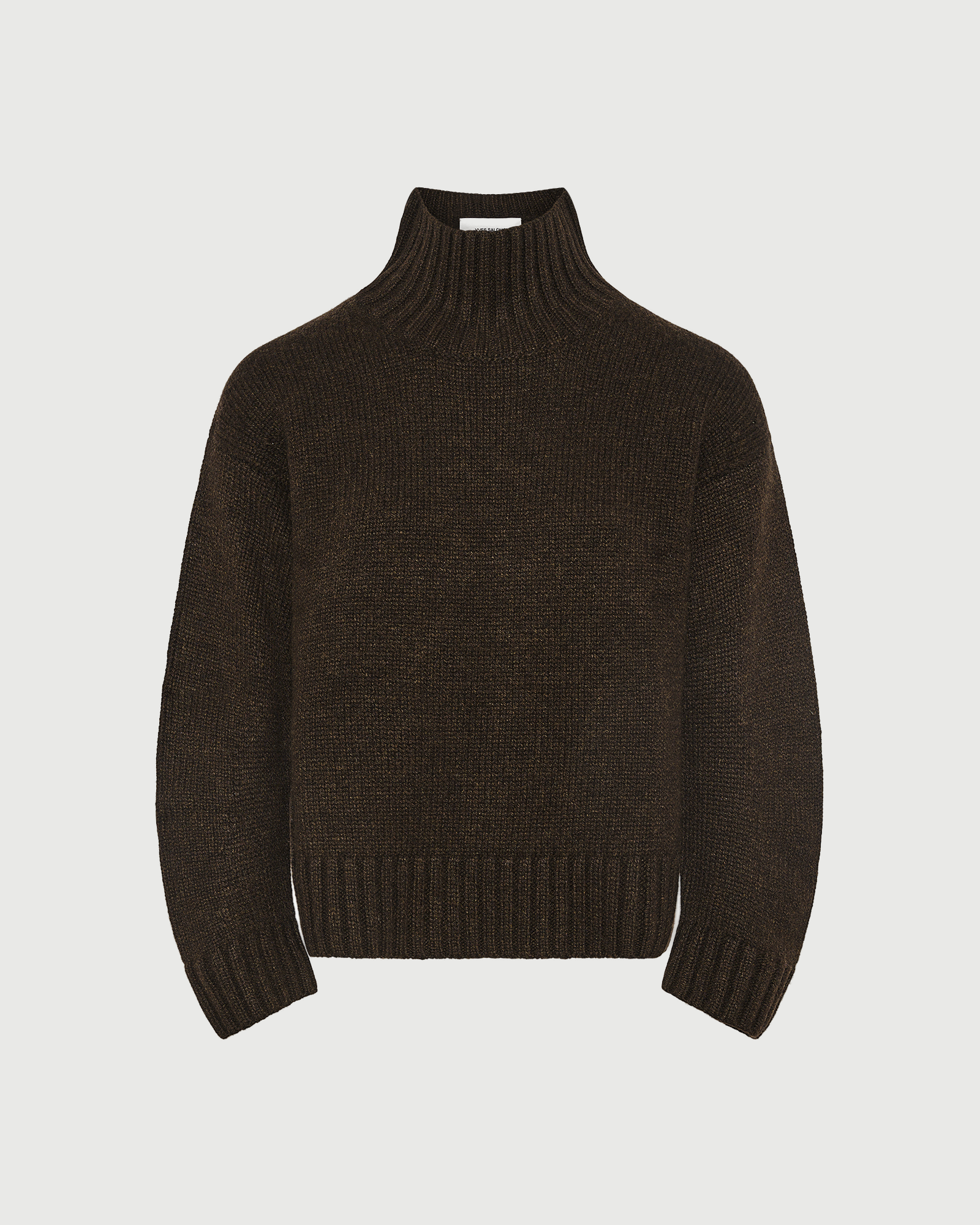 Pull col cheminée en maille 100% cachemire- Yves Salomon - Nouvelle collection Automne Hiver