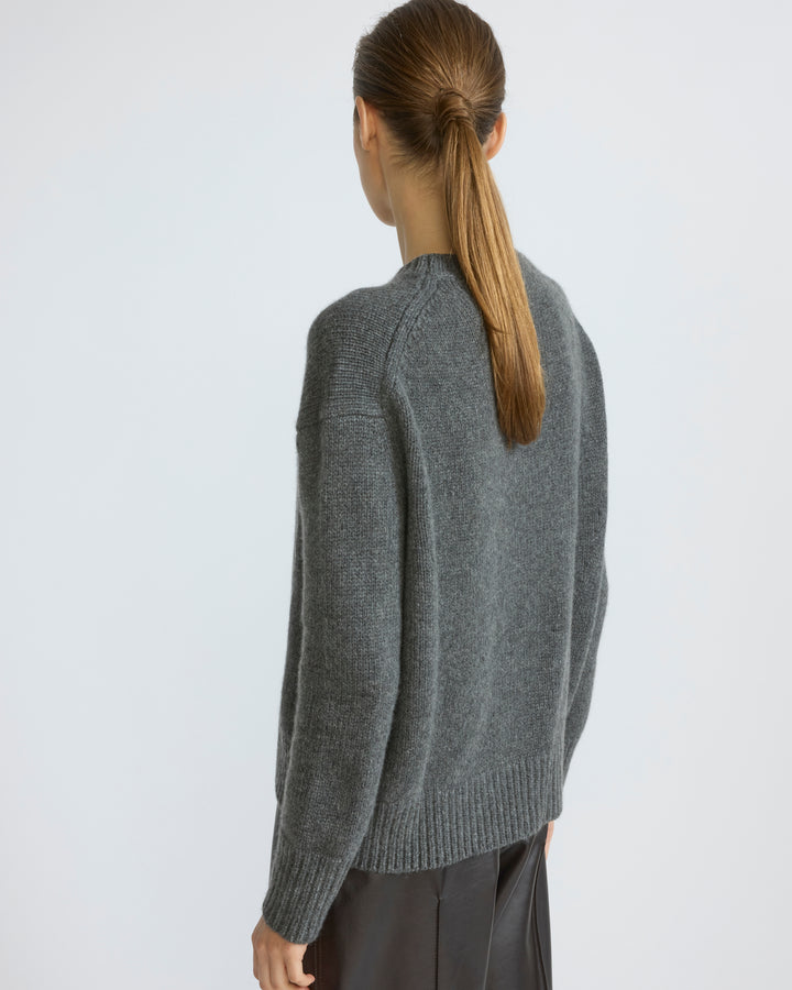 Pull col rond en maille 100% cachemire