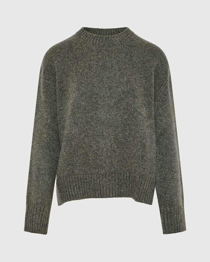 Pull col rond en maille 100% cachemire- Yves Salomon - Nouvelle collection Automne Hiver