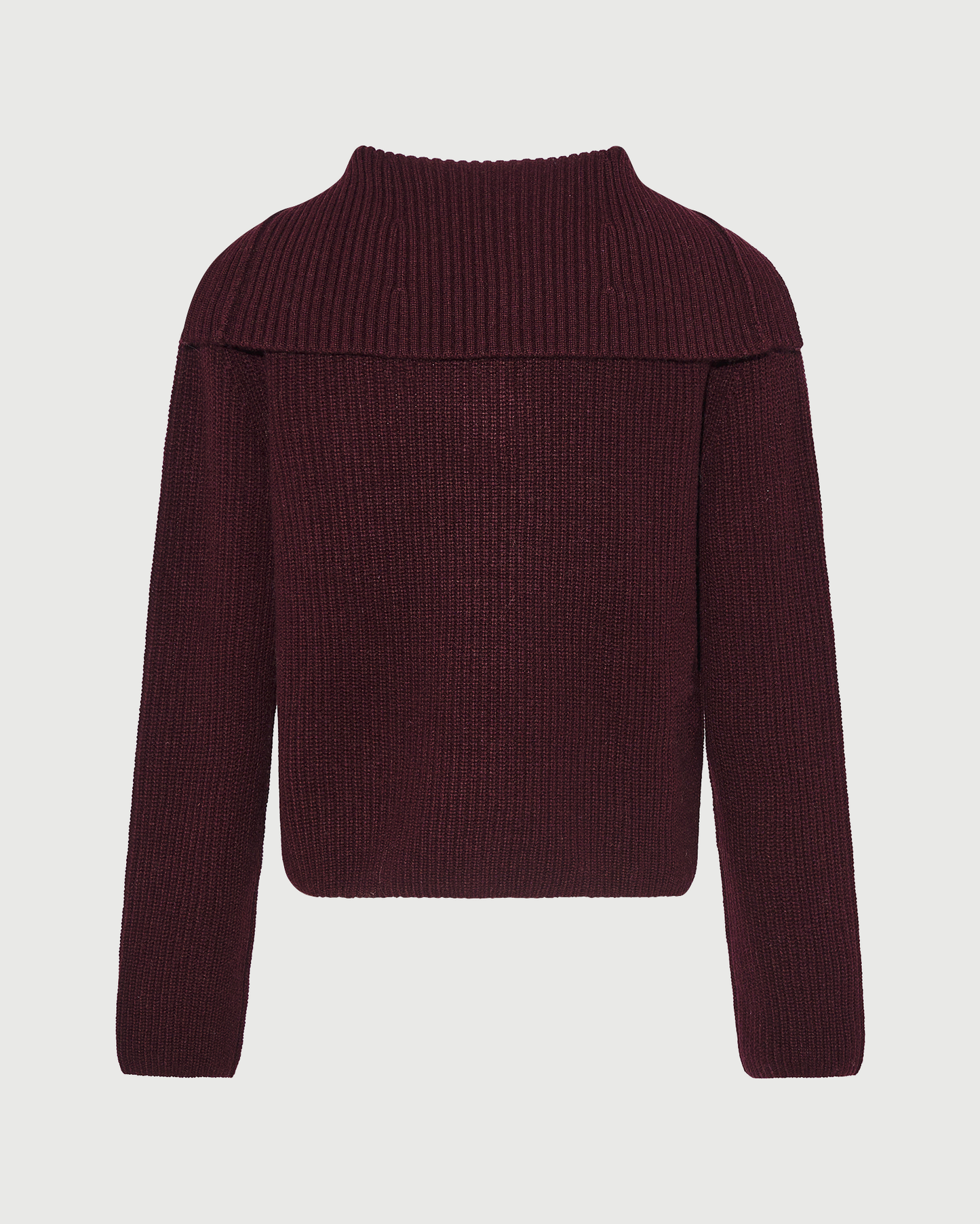 Pull col marin boutonné en maille- Yves Salomon - Nouvelle collection Automne Hiver