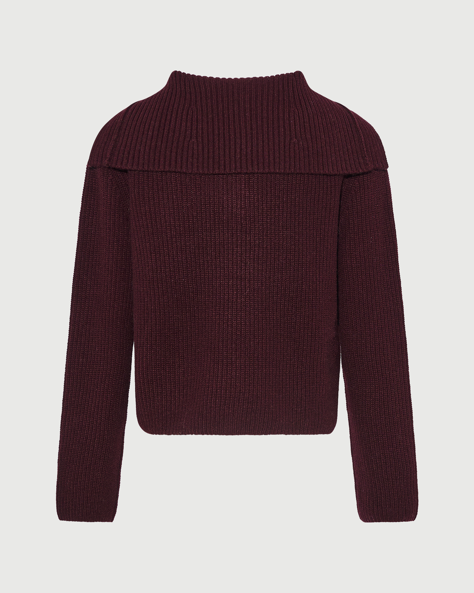 Pull col marin boutonné en maille- Yves Salomon - Nouvelle collection Automne Hiver