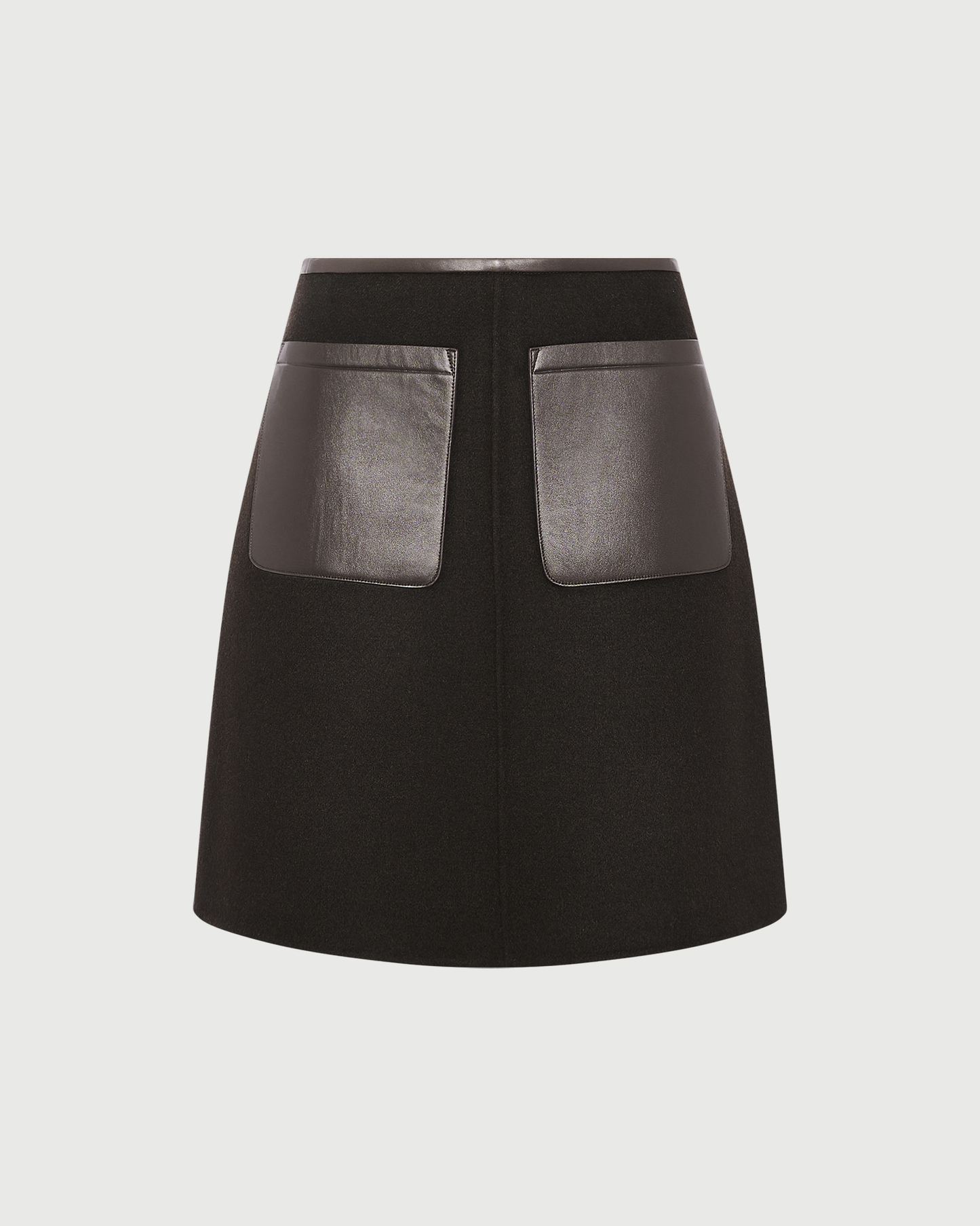 Jupe en lainage double face laine et cachemire- Yves Salomon - Nouvelle collection Automne Hiver