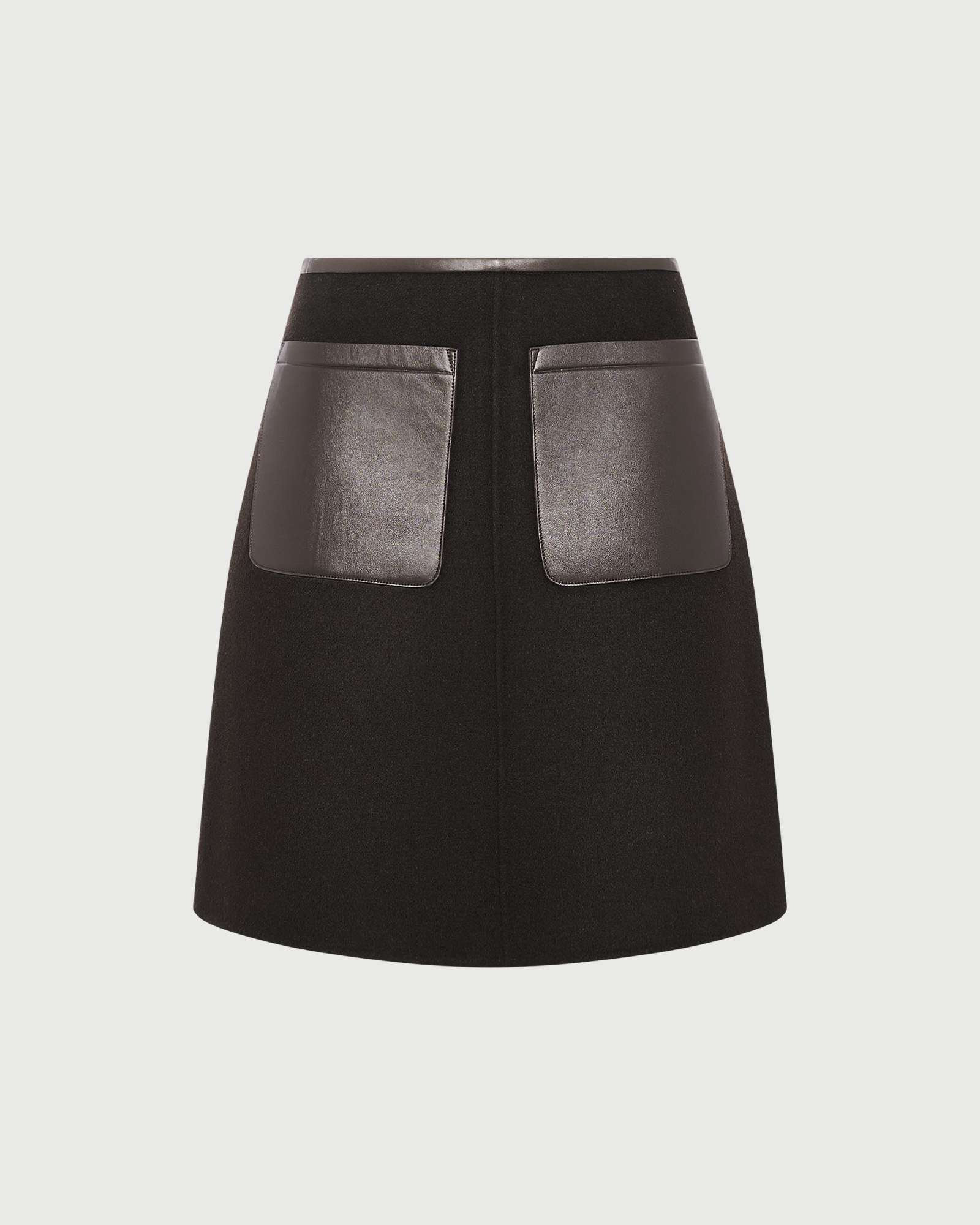 Jupe en lainage double face laine et cachemire- Yves Salomon - Nouvelle collection Automne Hiver
