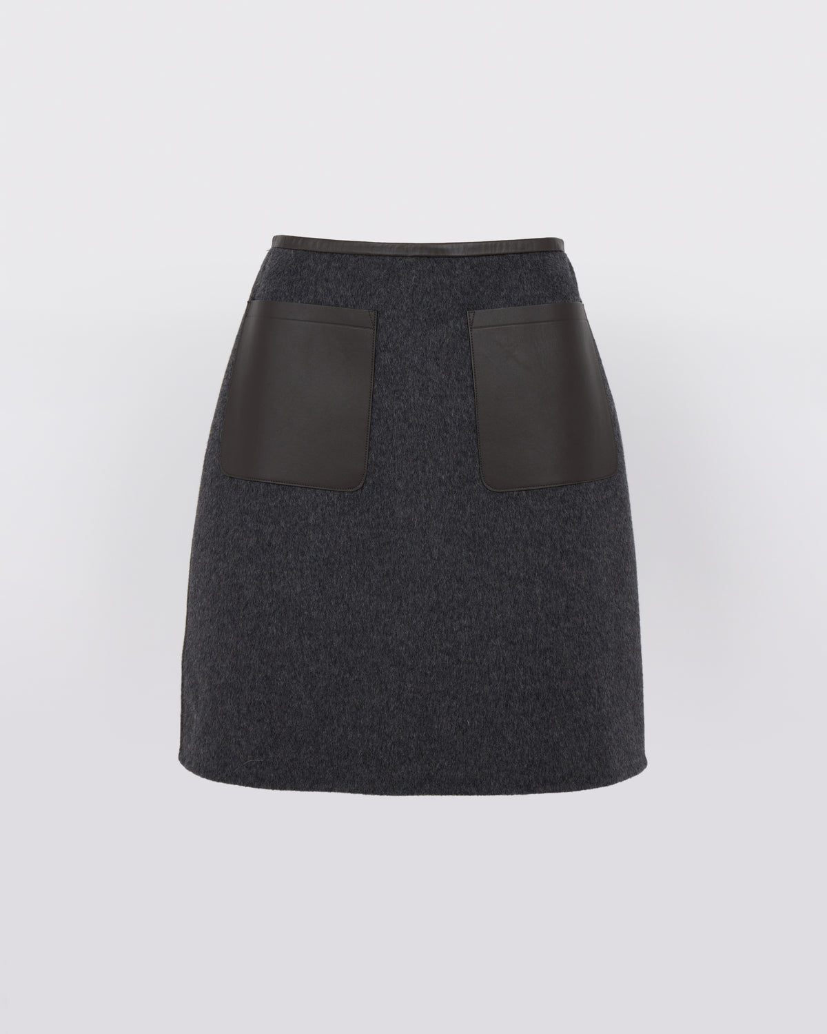 Jupe en lainage double face laine et cachemire - Yves Salomon - Nouvelle collection Automne Hiver