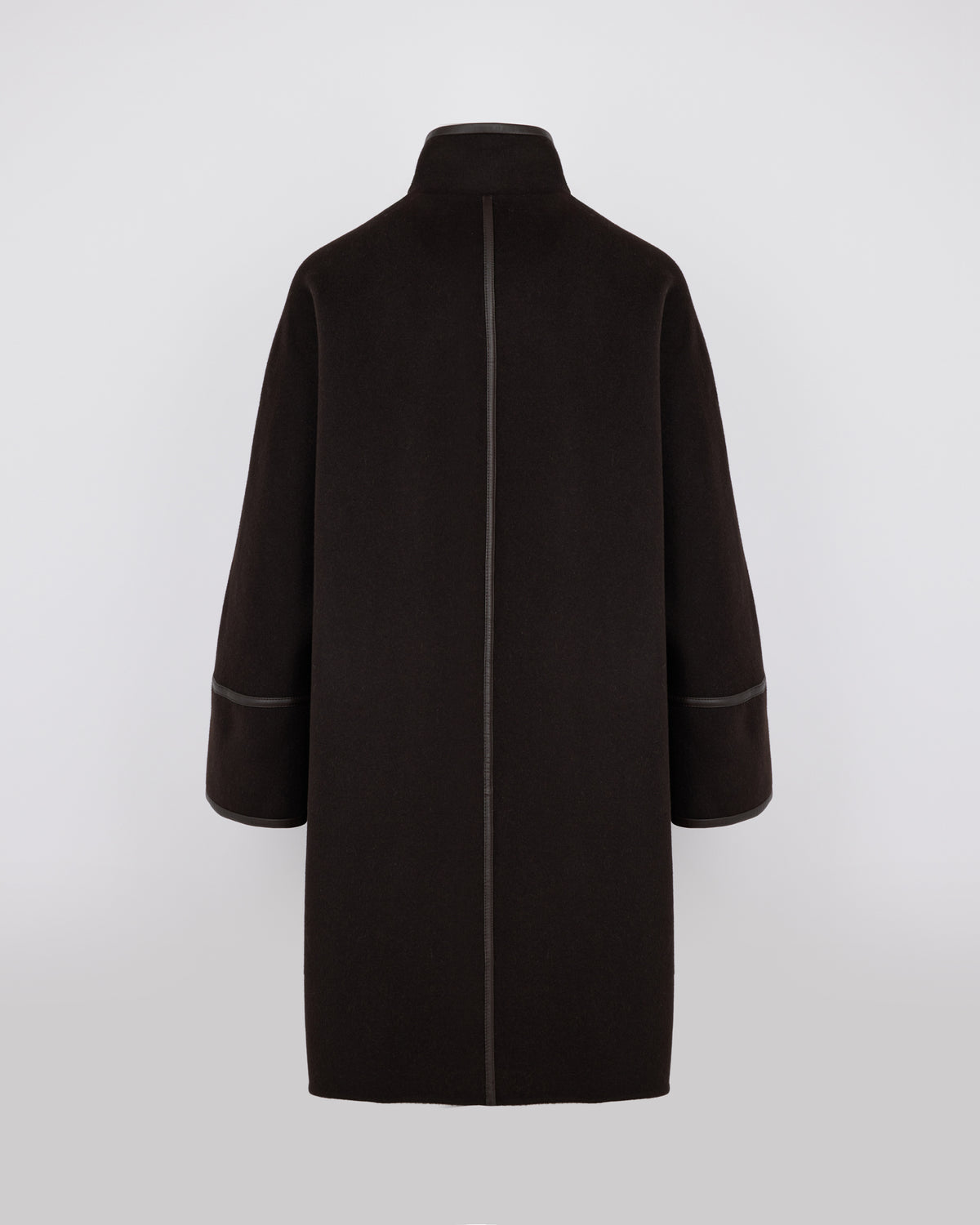 Manteau ample en lainage cachemire double face - Yves Salomon - Nouvelle collection Automne Hiver