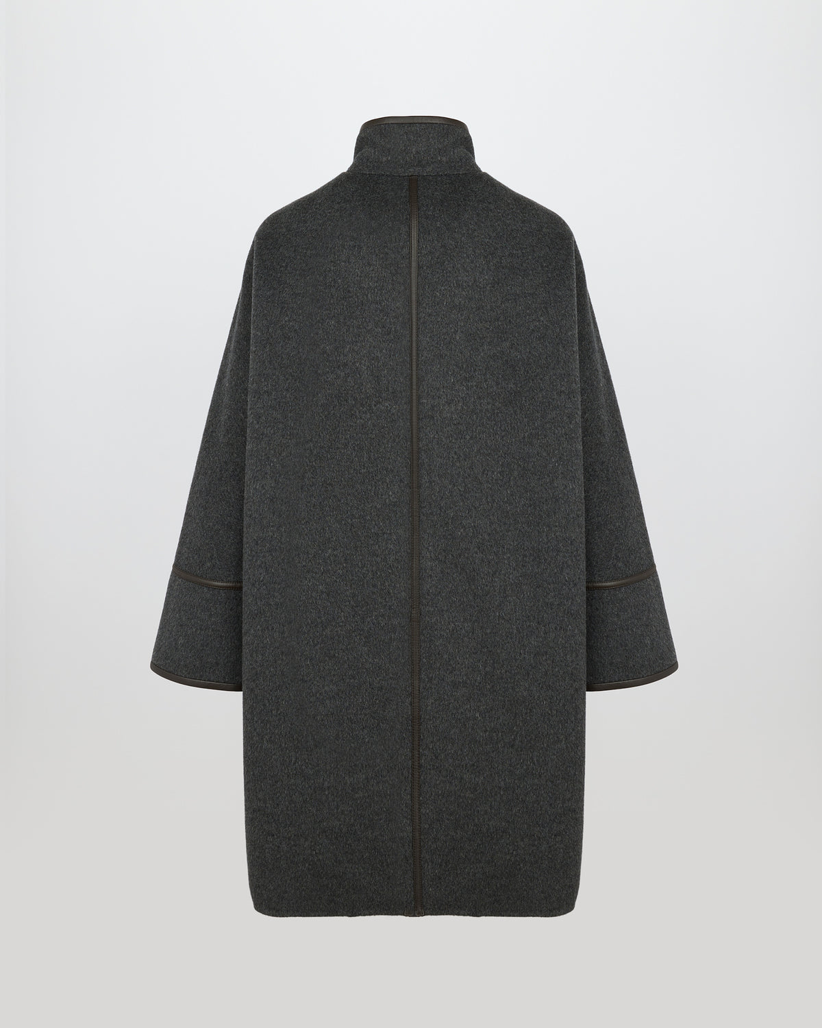 Manteau ample en lainage cachemire double face - Yves Salomon - Nouvelle collection Automne Hiver