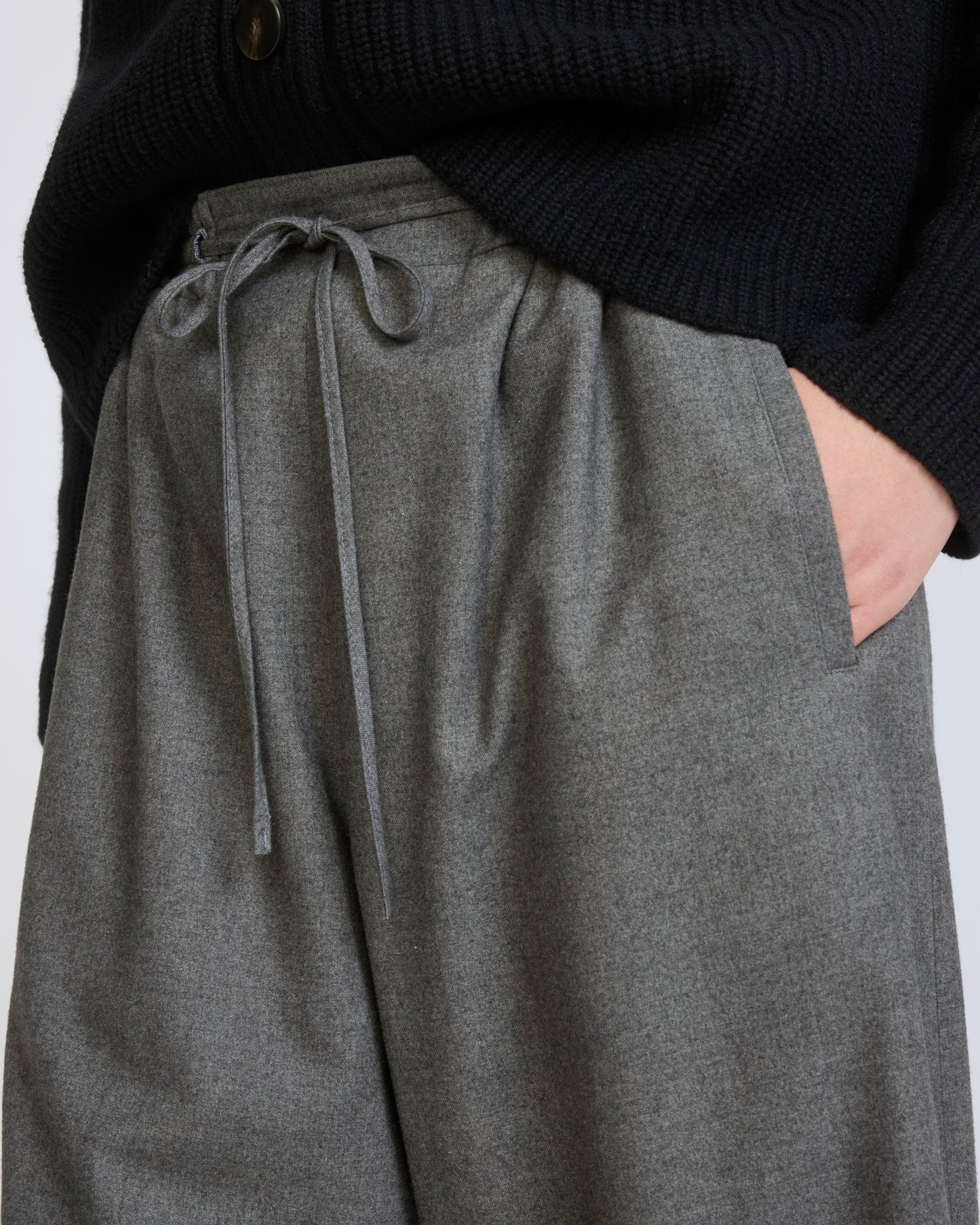 Jupe culotte en lainage cachemire coton