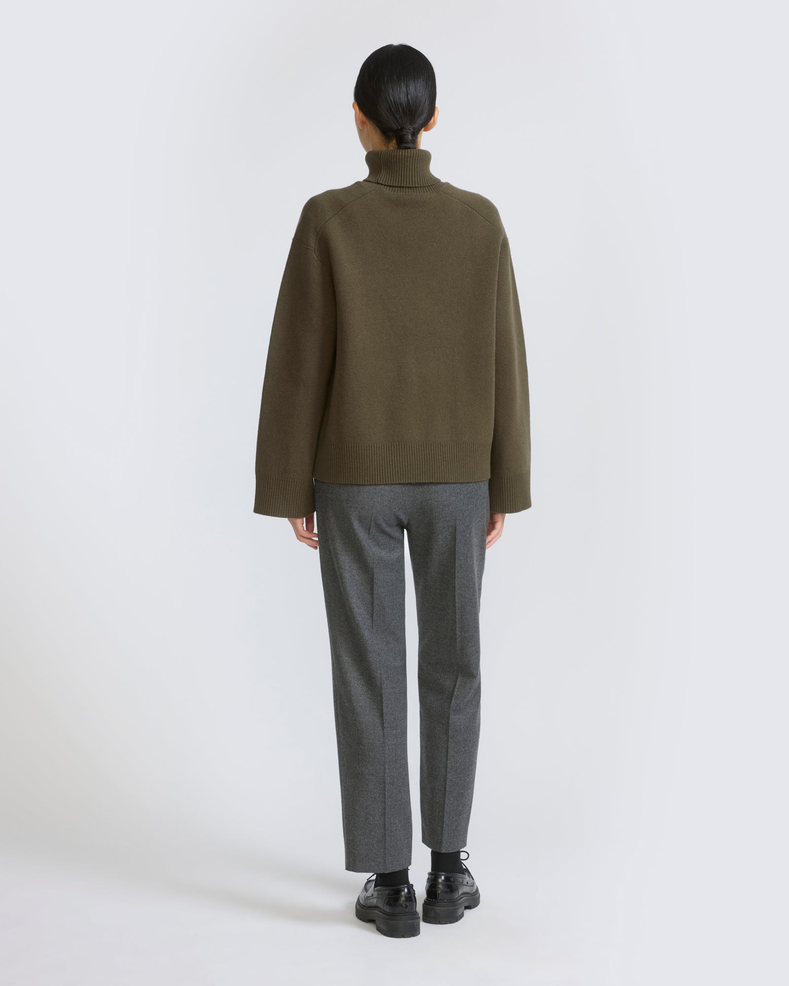 Pantalon tailleur en lainage cachemire Loro Piana