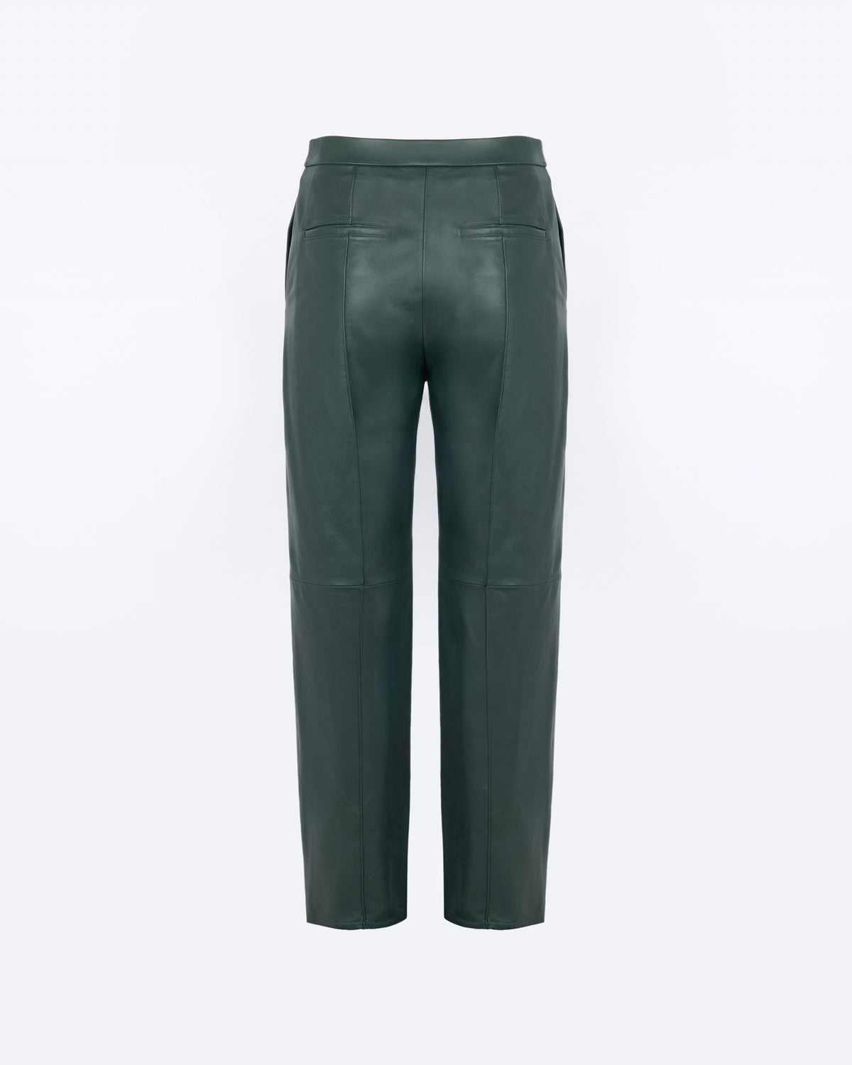 Pantalon tailleur en cuir d'agneau - Yves Salomon - Nouvelle collection Automne Hiver