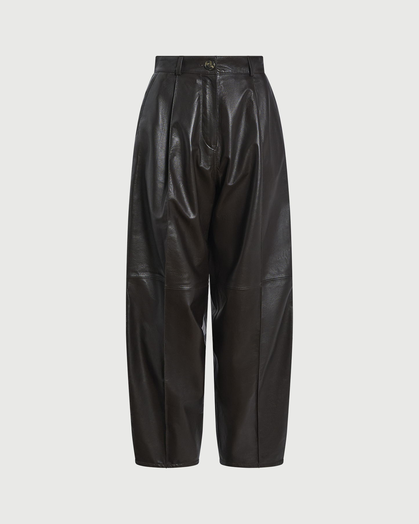 Pantalon boule en cuir d'agneau- Yves Salomon - Nouvelle collection Automne Hiver