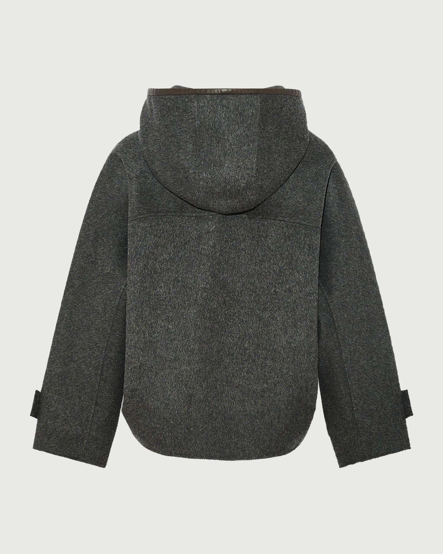 Veste à capuche en lainage double face- Yves Salomon - Nouvelle collection Automne Hiver