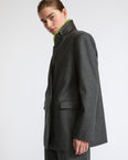 Cashmere wool suit jacket