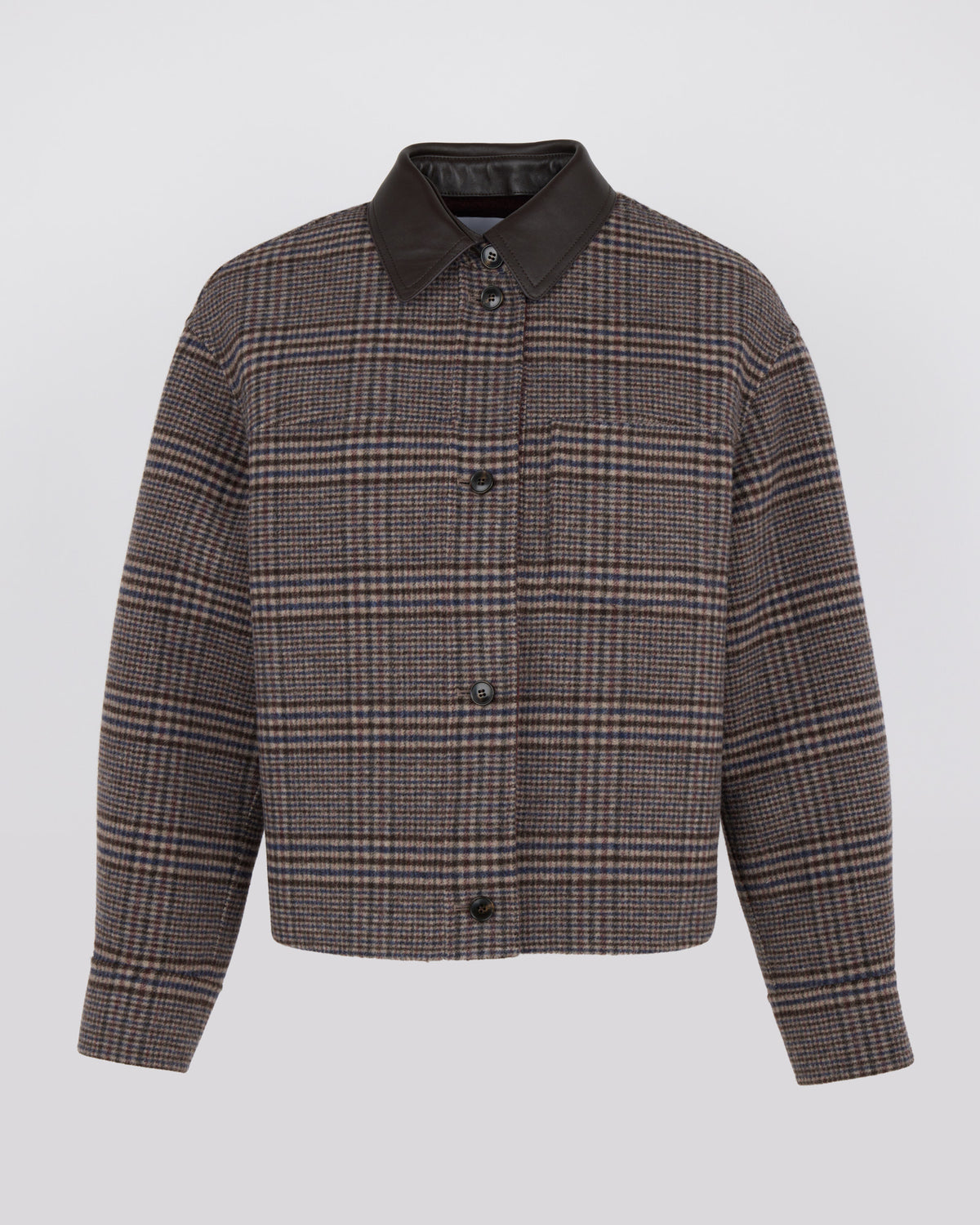 Chemise courte en lainage cachemire double face - Yves Salomon - Nouvelle collection Automne Hiver