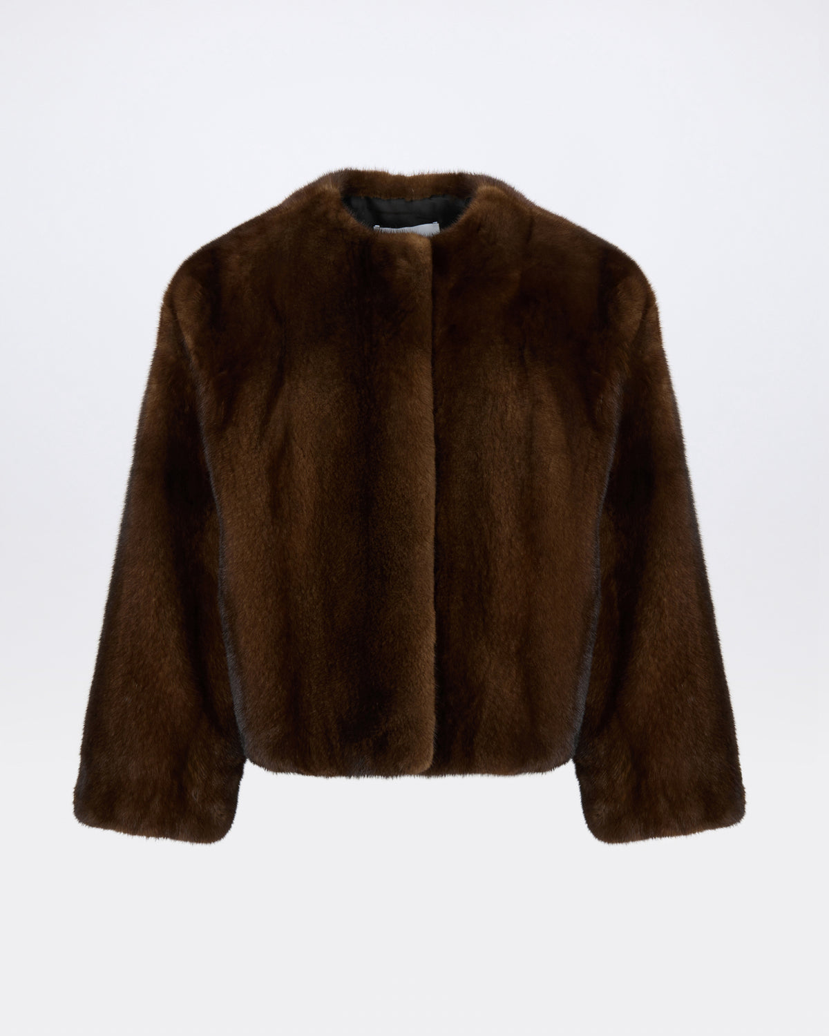 Veste ample en fourrure de vison long poil - Yves Salomon - Nouvelle collection Automne Hiver